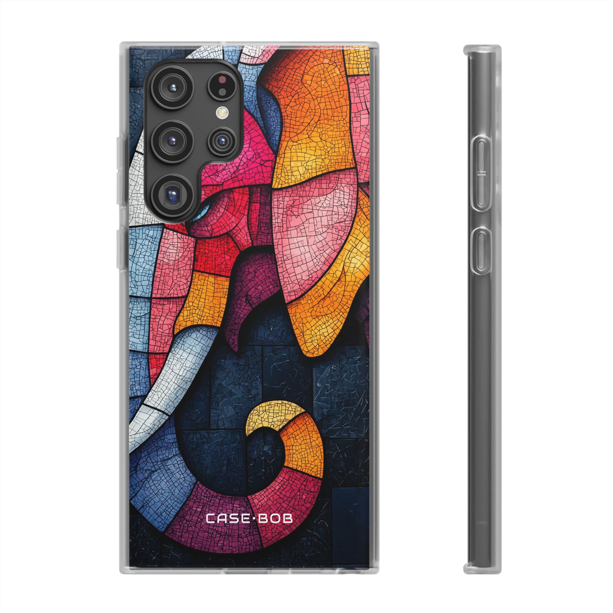 Elephant Mosaic Samsung S22 Ultra Case - Soft