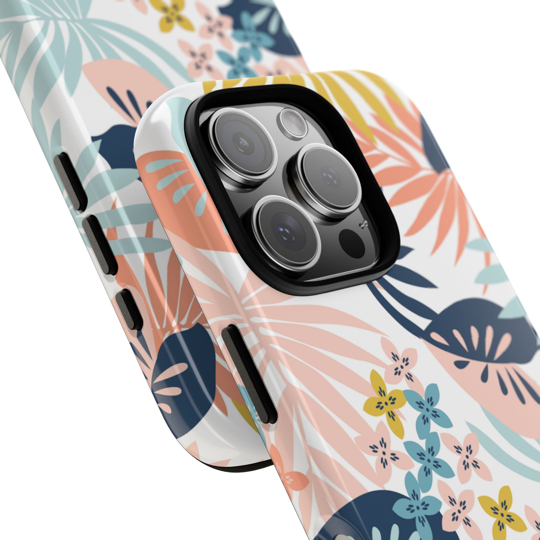 Tropical Foliage Blooms - iPhone Case