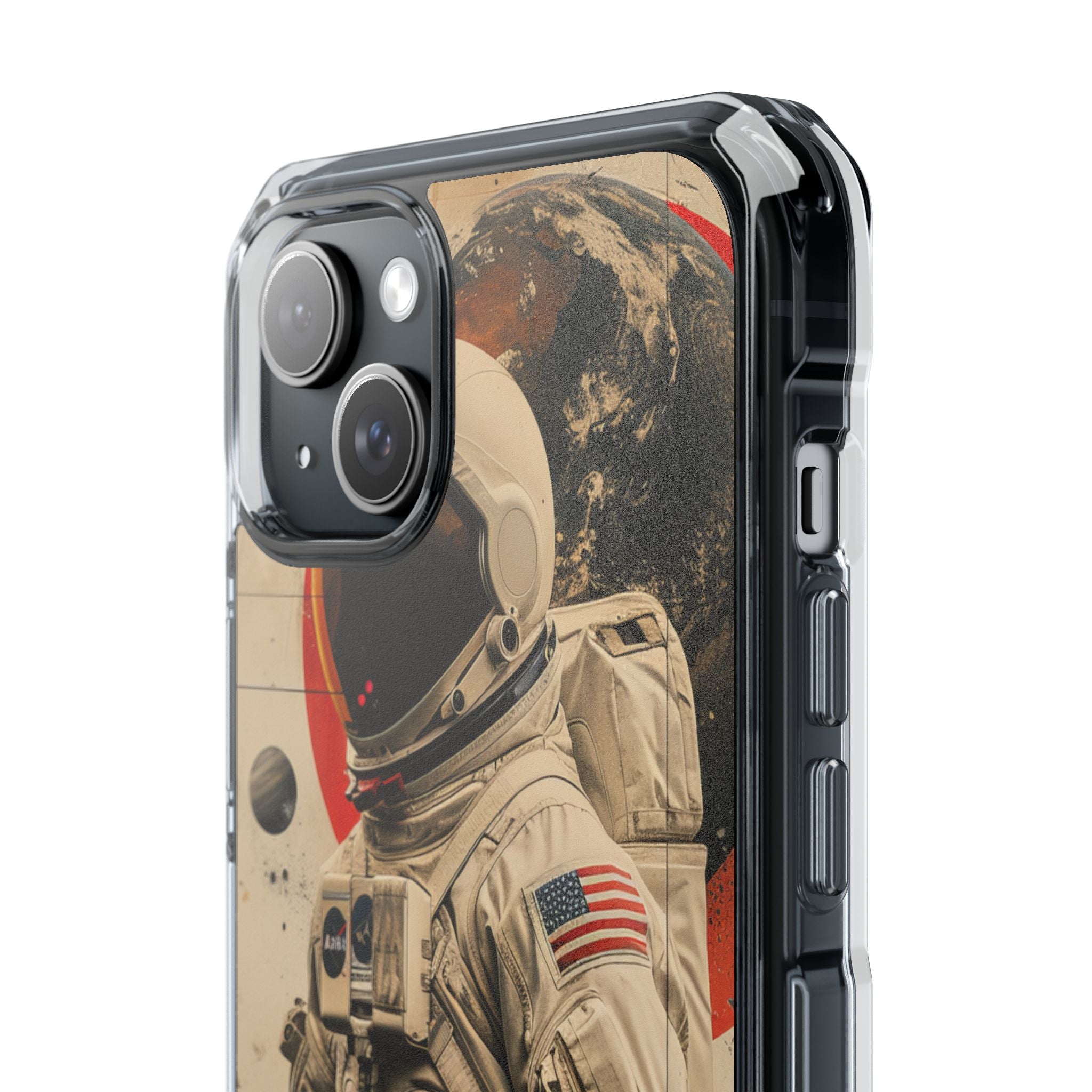 Cosmic Voyager Drift iPhone 15 - Impact Clear+