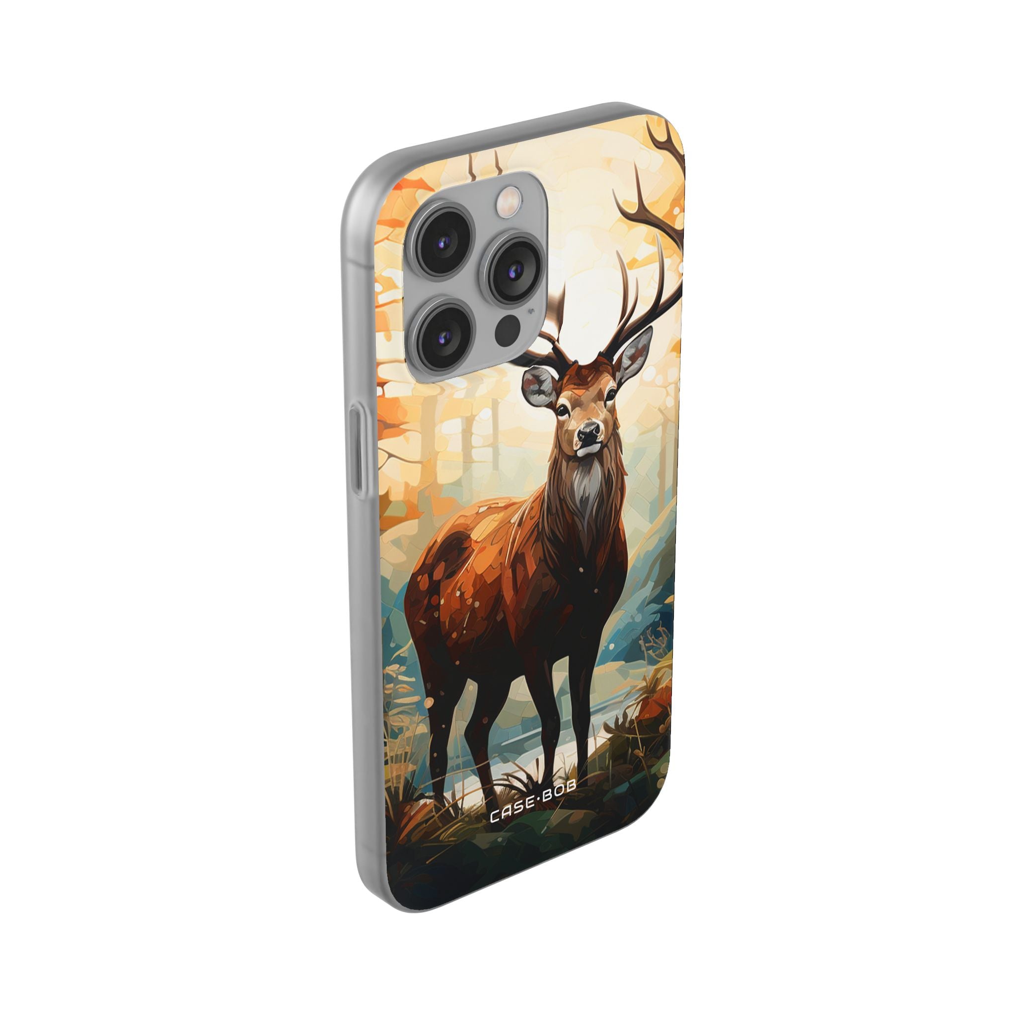Glowing Stag iPhone 14 Pro Max Case - Soft