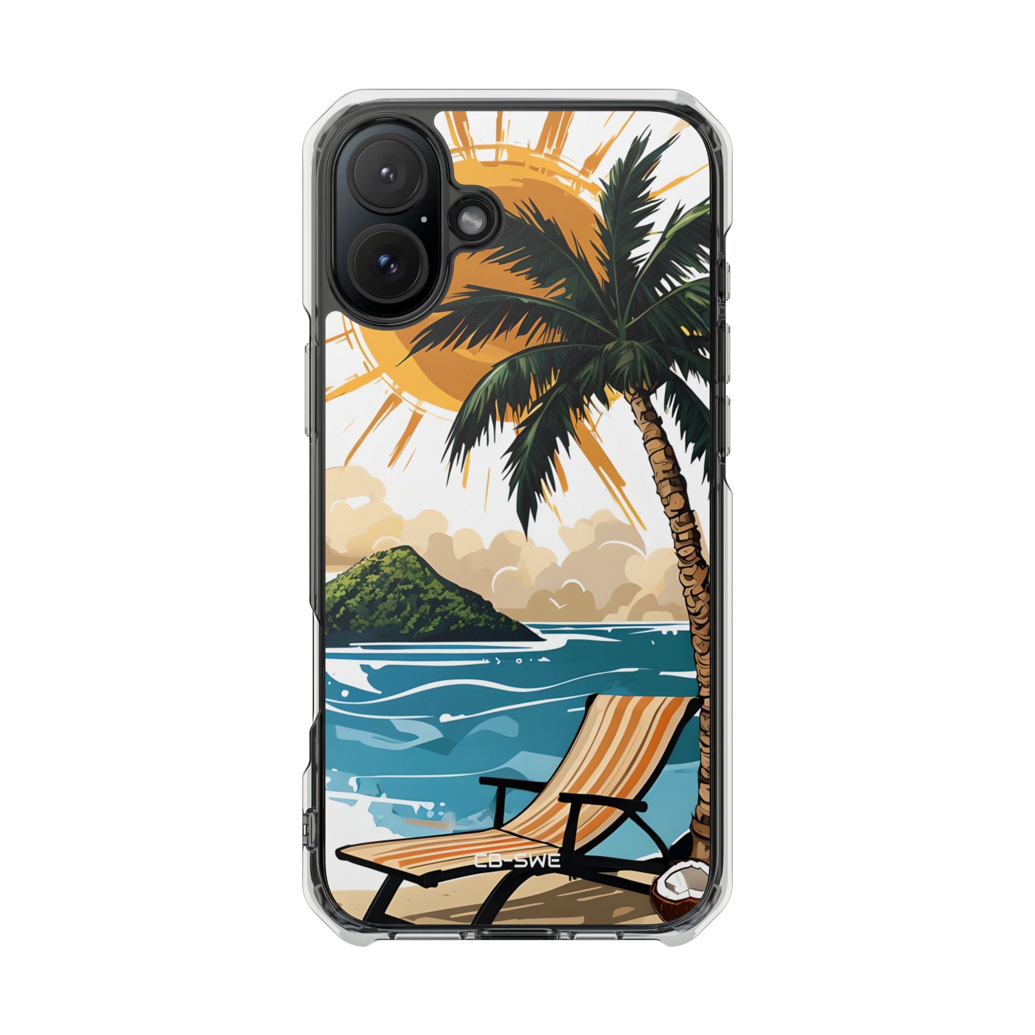 Sunny Tropical Escape iPhone Case - Impact