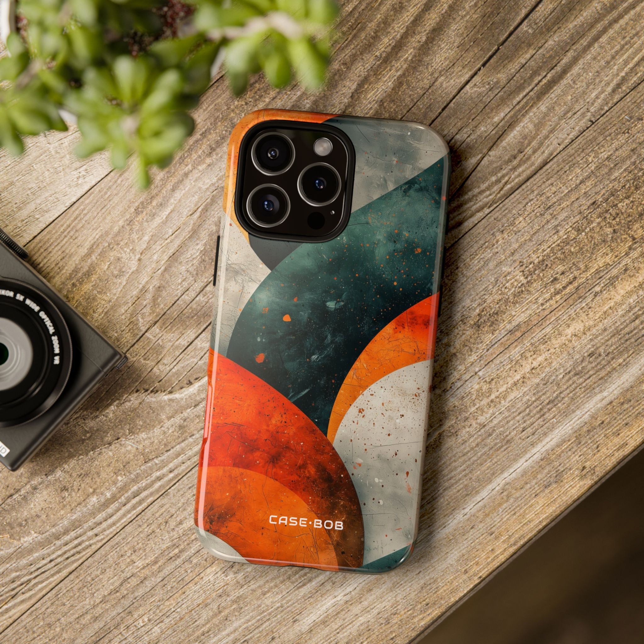 Crimson Wave iPhone 16 Pro Max Case - Tough