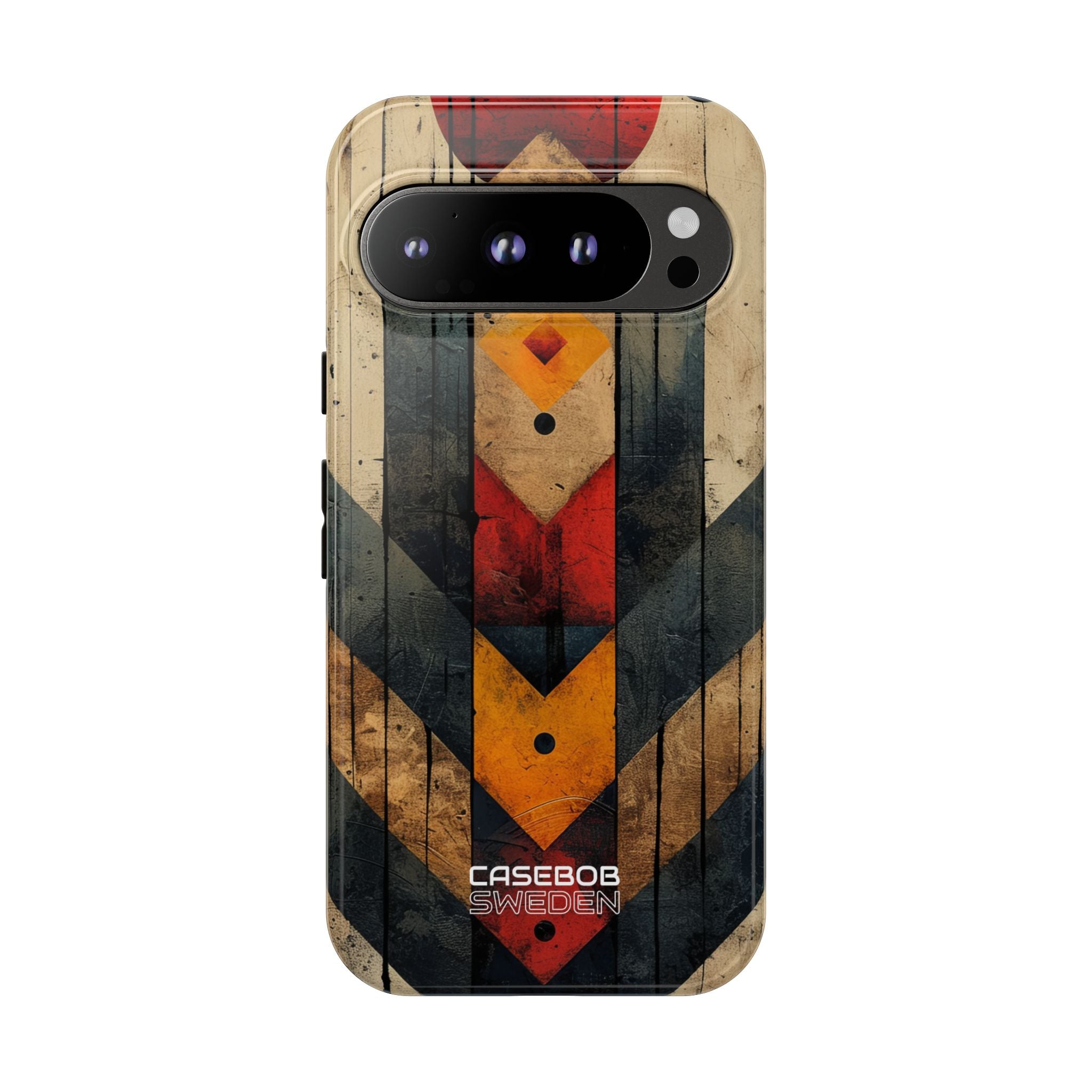 Geometric Fire Rise Google Pixel 9 - Resistente