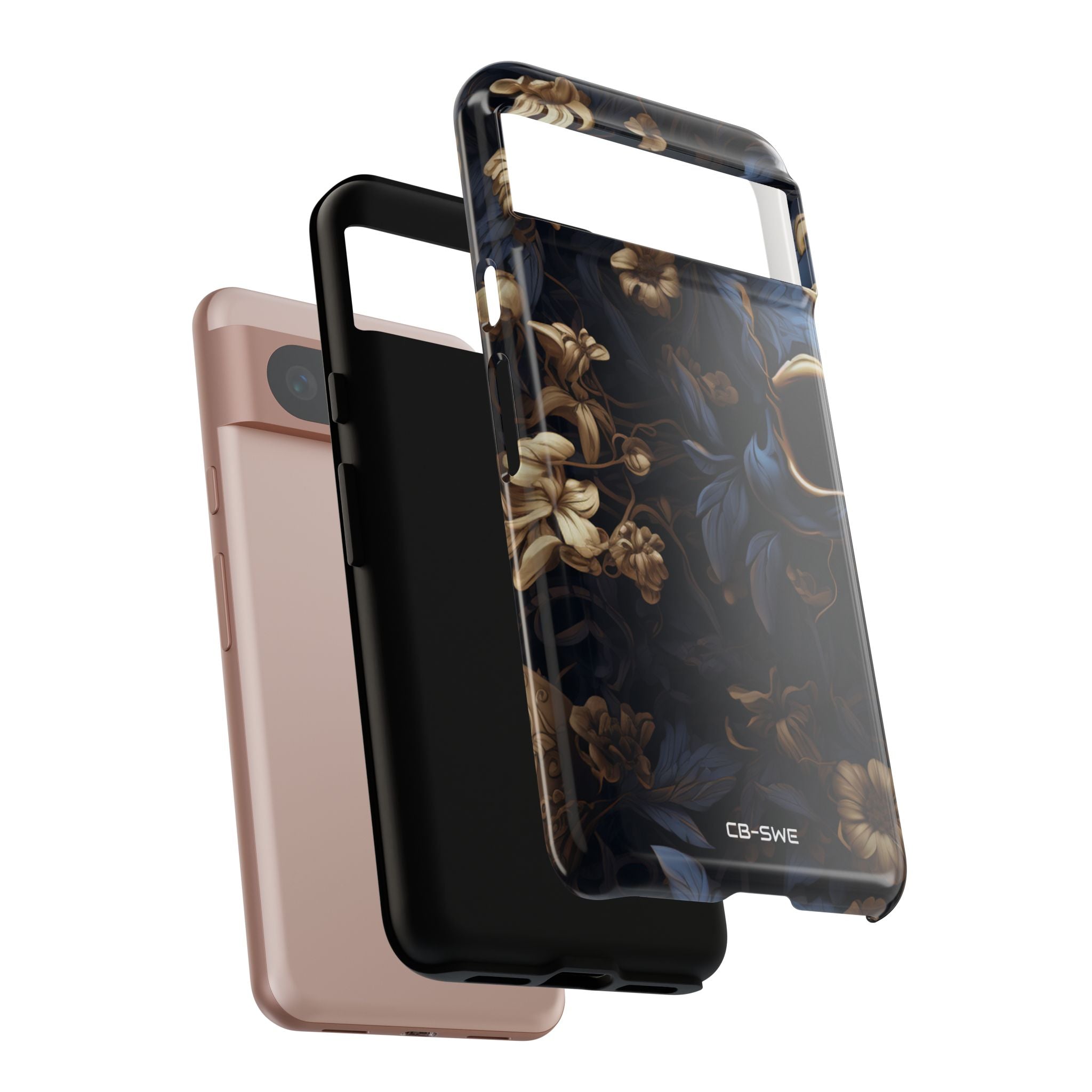 Gothic Floral Skull - Google Pixel Case