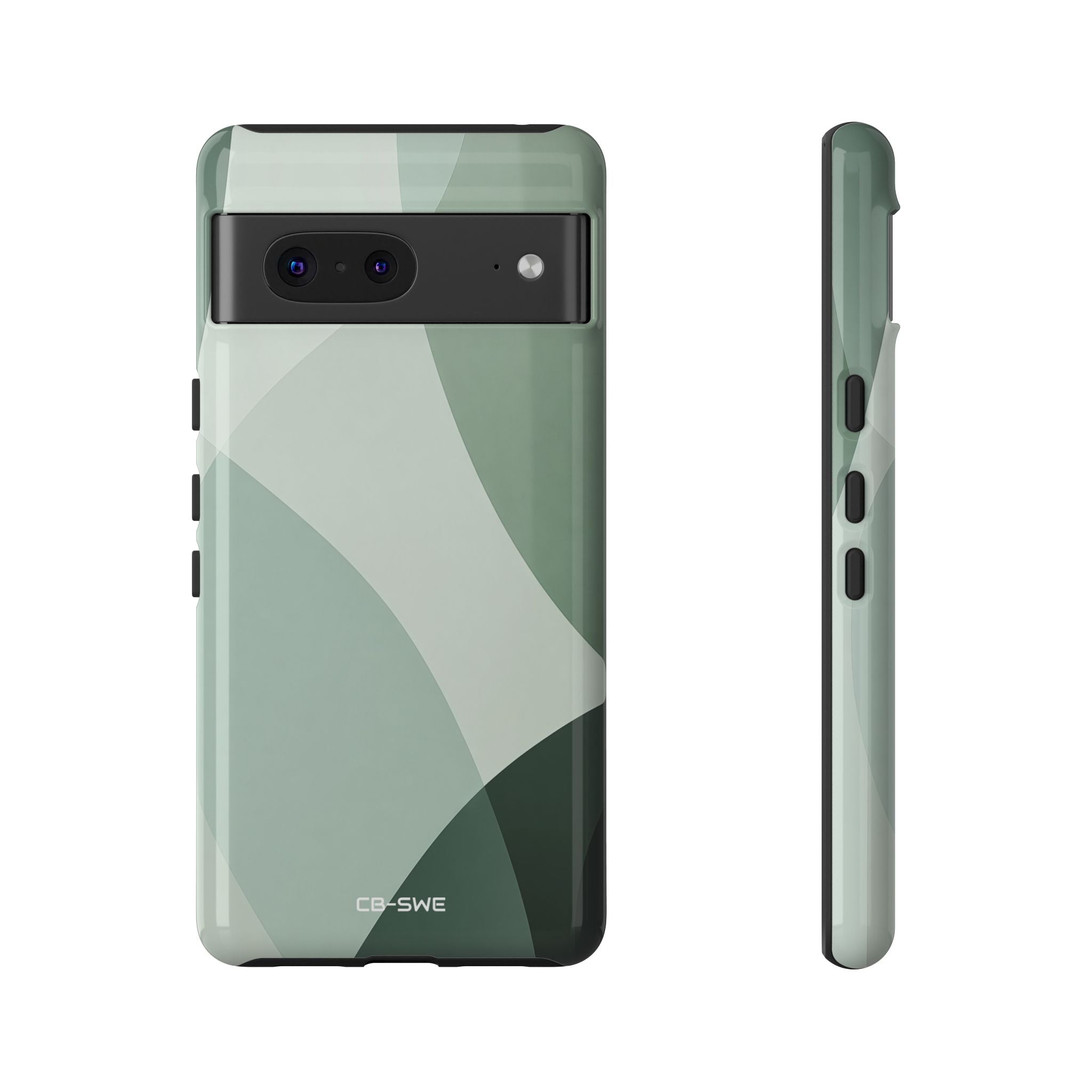 Flowing Green Harmony - Google Pixel Case