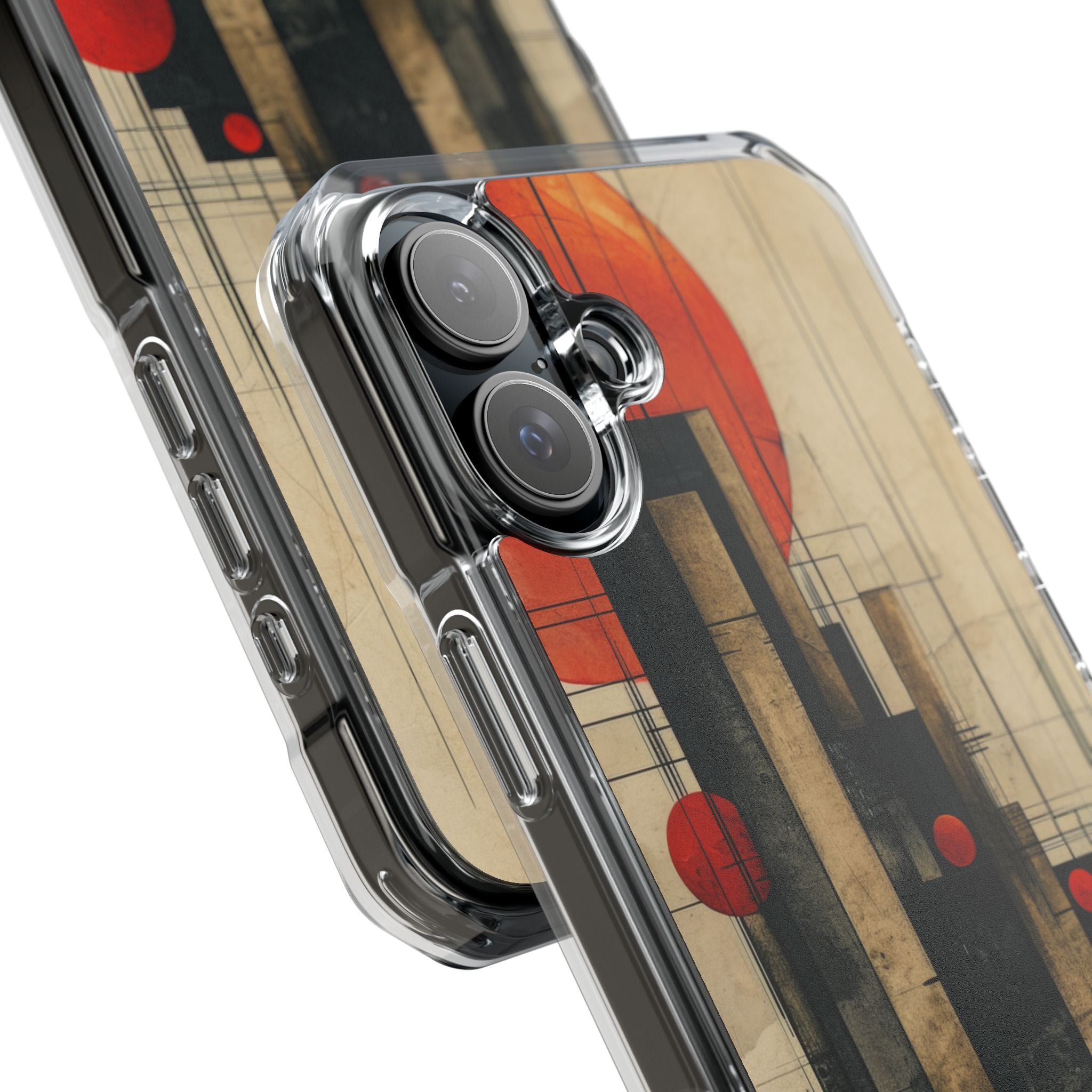 Geometric Cityscape Essence iPhone 16 - Impact Clear+
