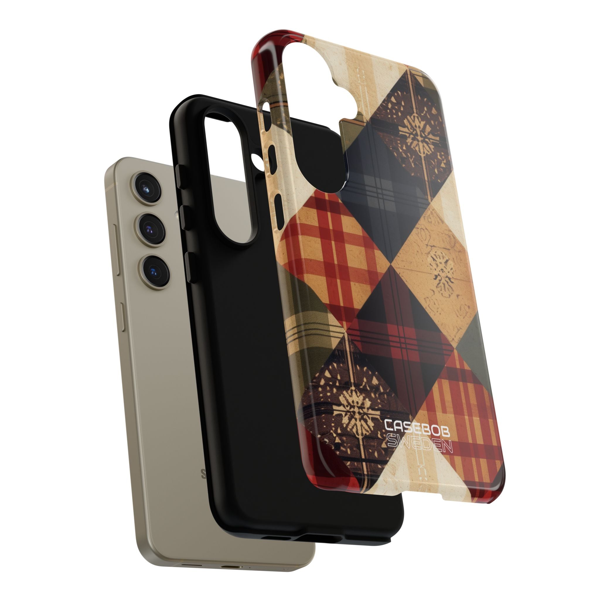 Rustic Quilt Charm Samsung S24 - Tough