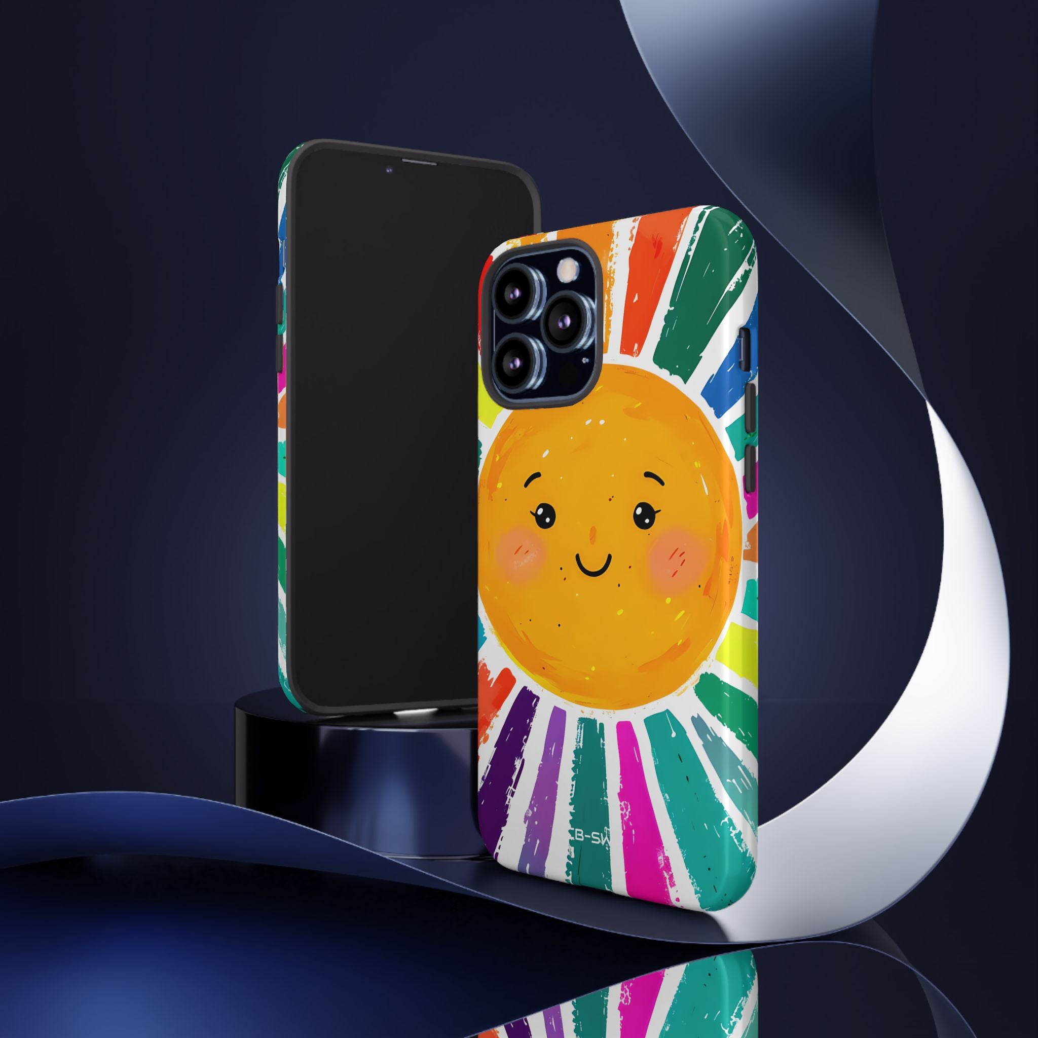 Radiant Smiling Sun - iPhone Case