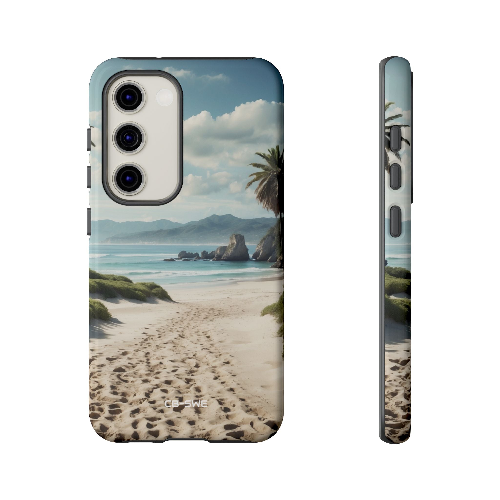 Footprints Trace Sand - Samsung Case