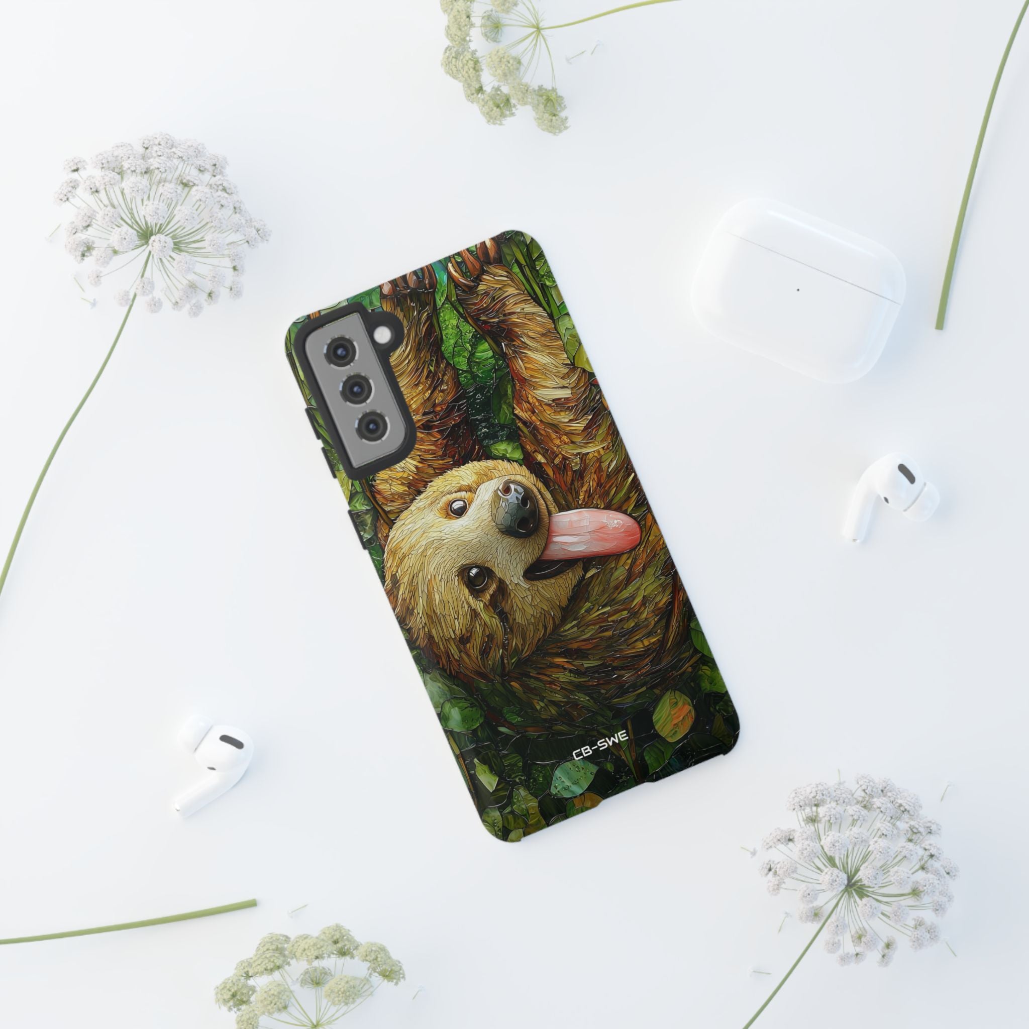 Sloth Hangs Playfully - Samsung Case