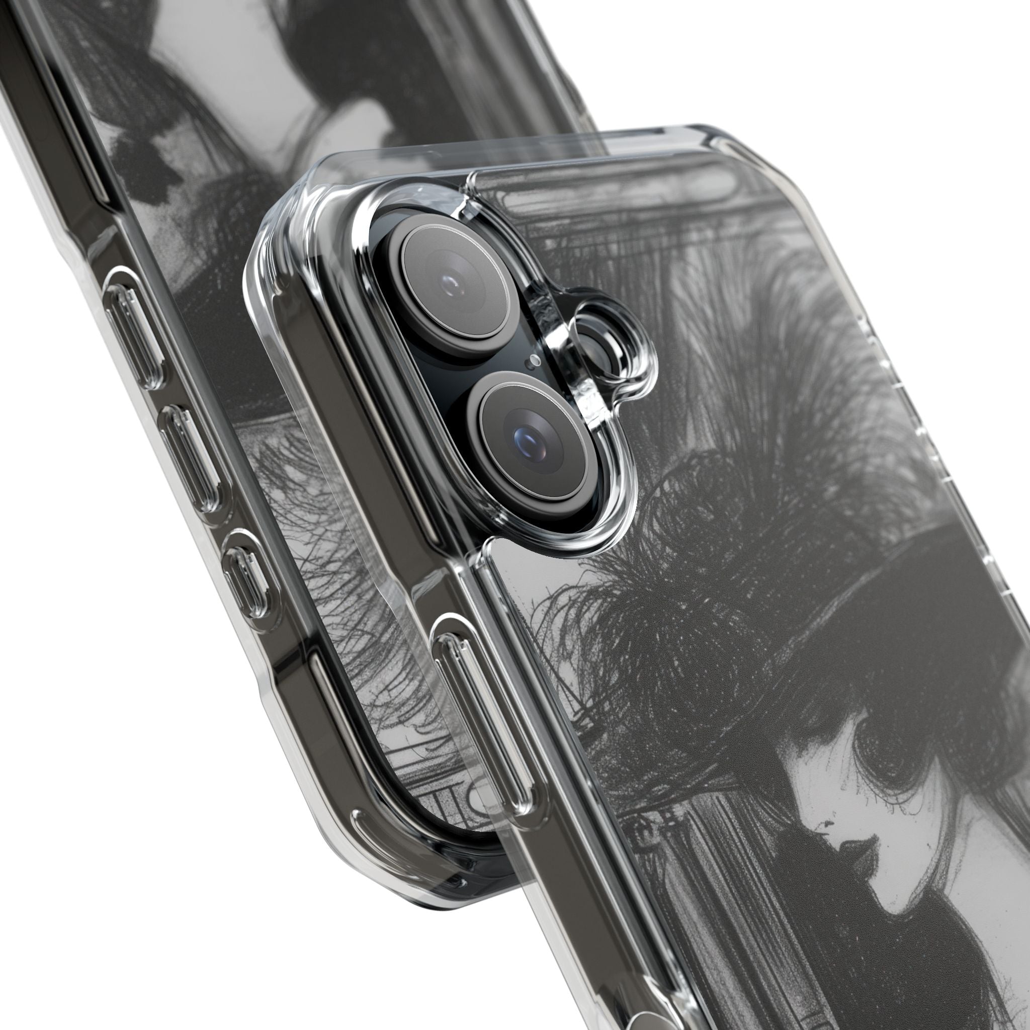 Vintage Feather Elegance iPhone 16 - Impact Clear+