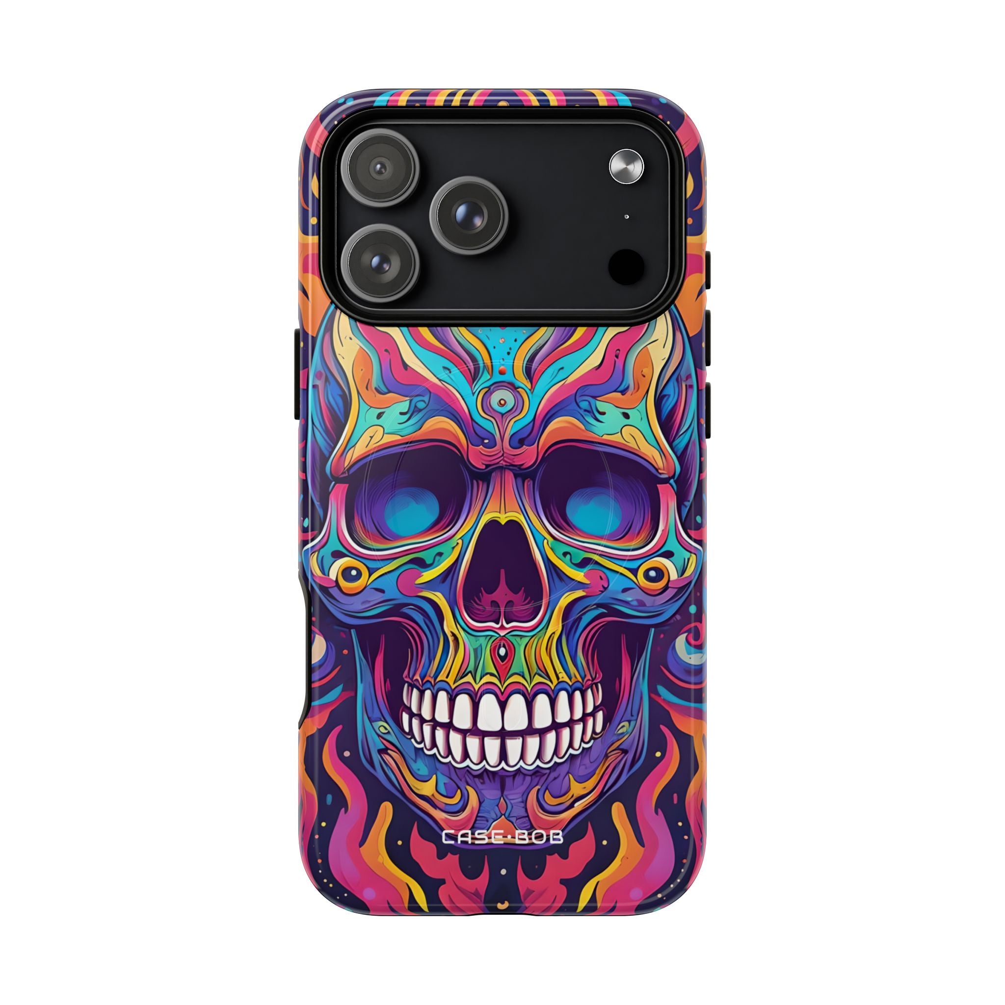 Flaming Skull iPhone 17 Pro Max Case - Tough+