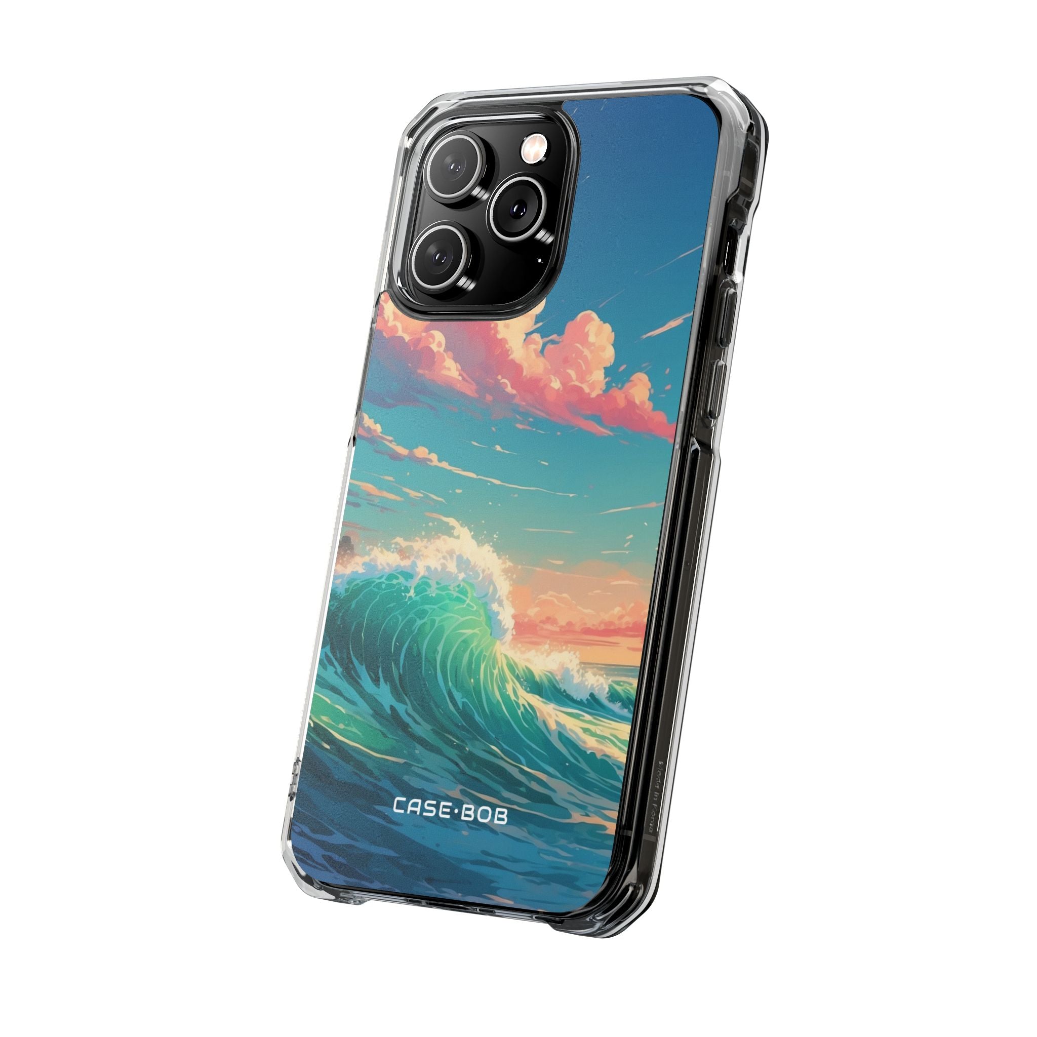 Turquoise Curl iPhone 14 Pro Max Case - Impact