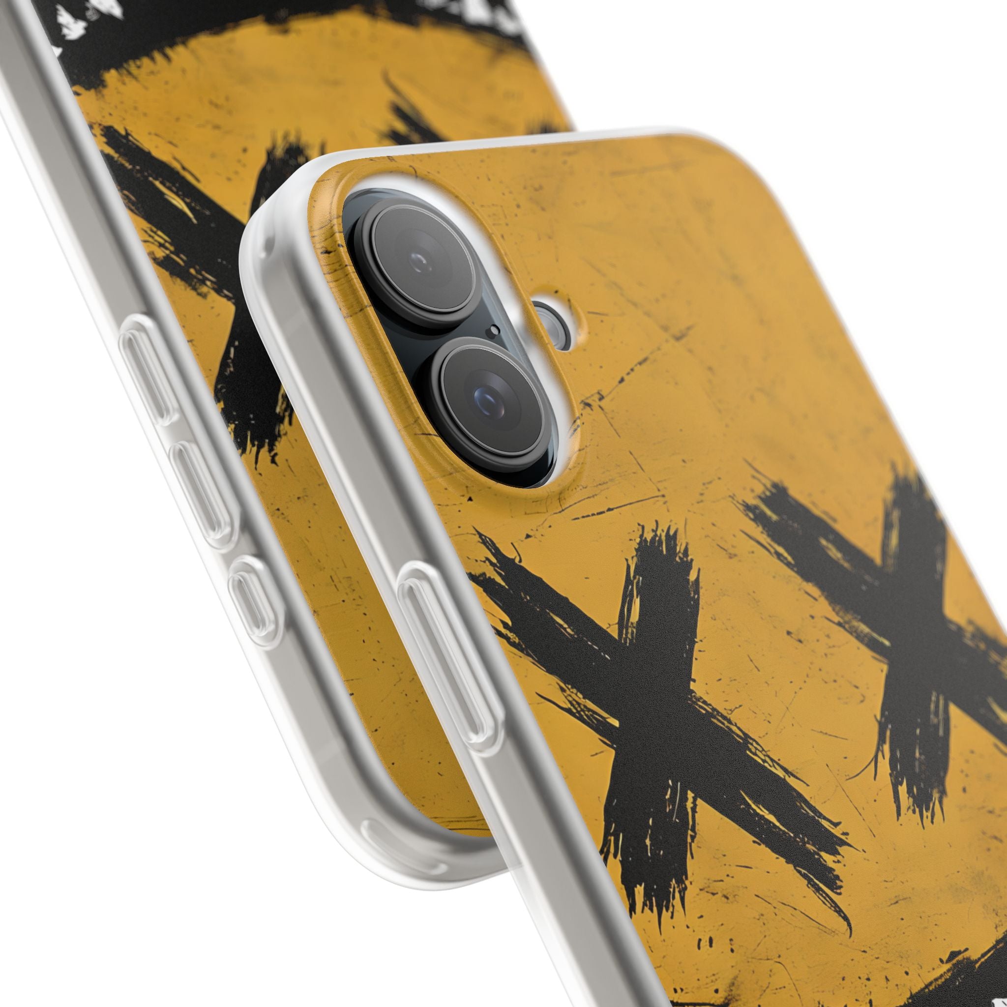 Jagged Smile Yellow iPhone 16 Plus Case - Soft