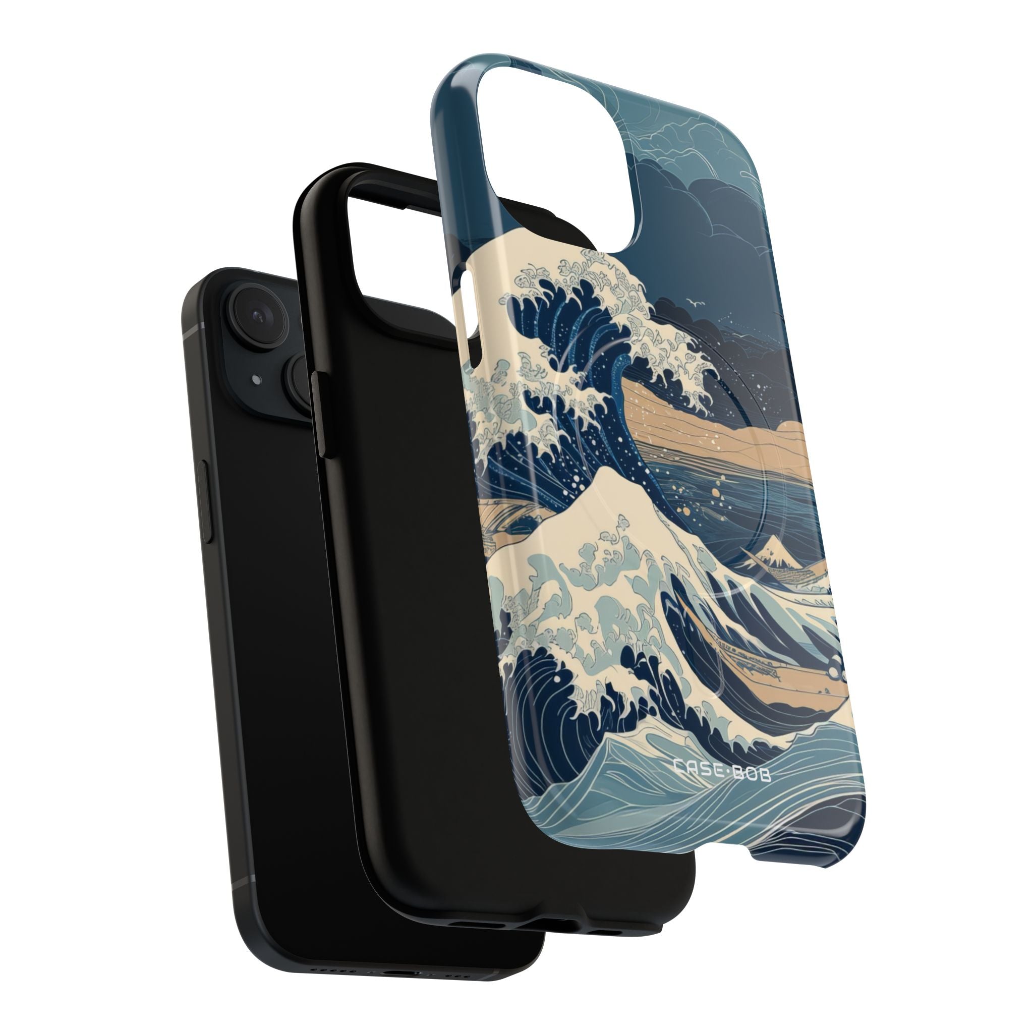 Cresting Blue Wave iPhone 15 Case - Tough+