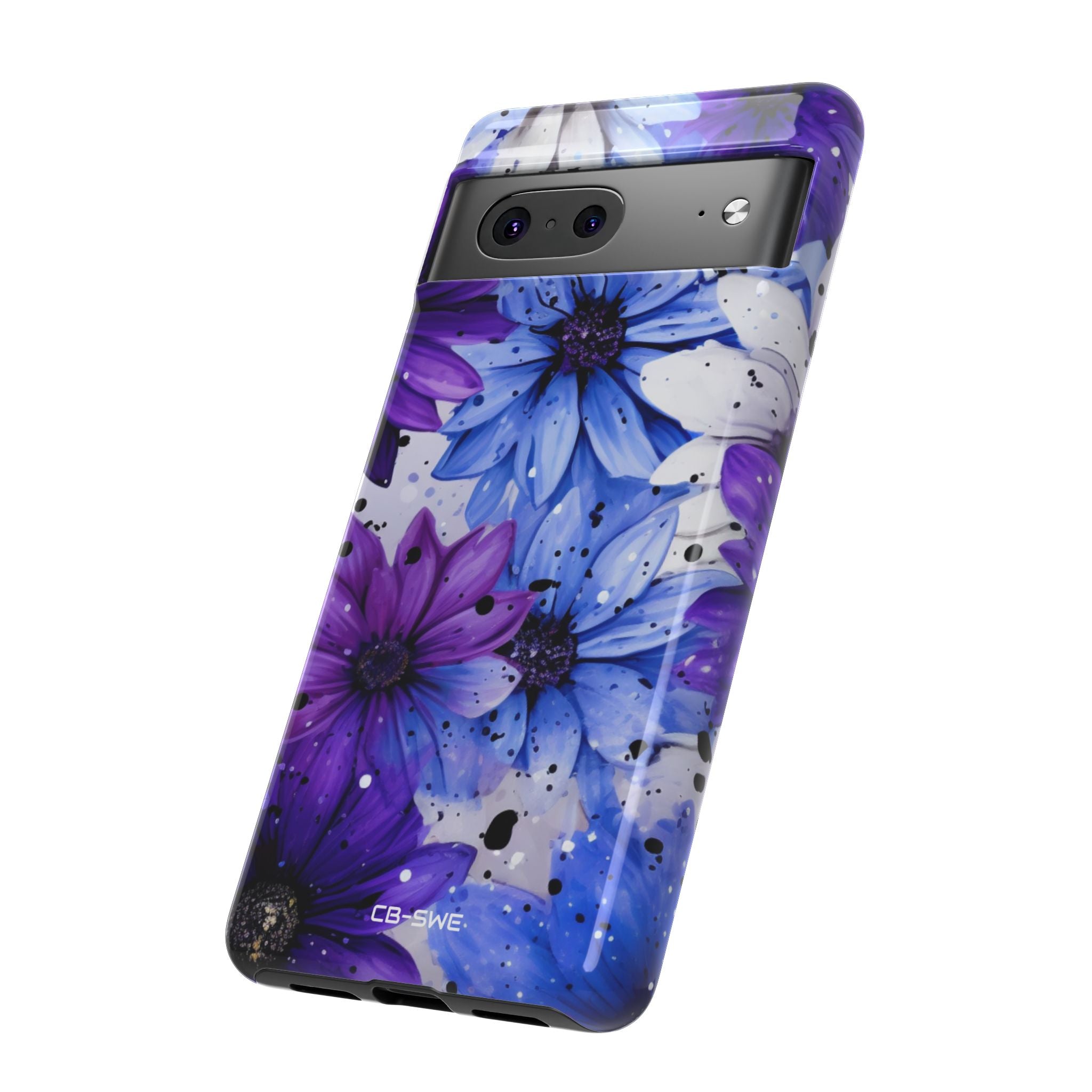 Vivid Splattered Blooms - Google Pixel Case
