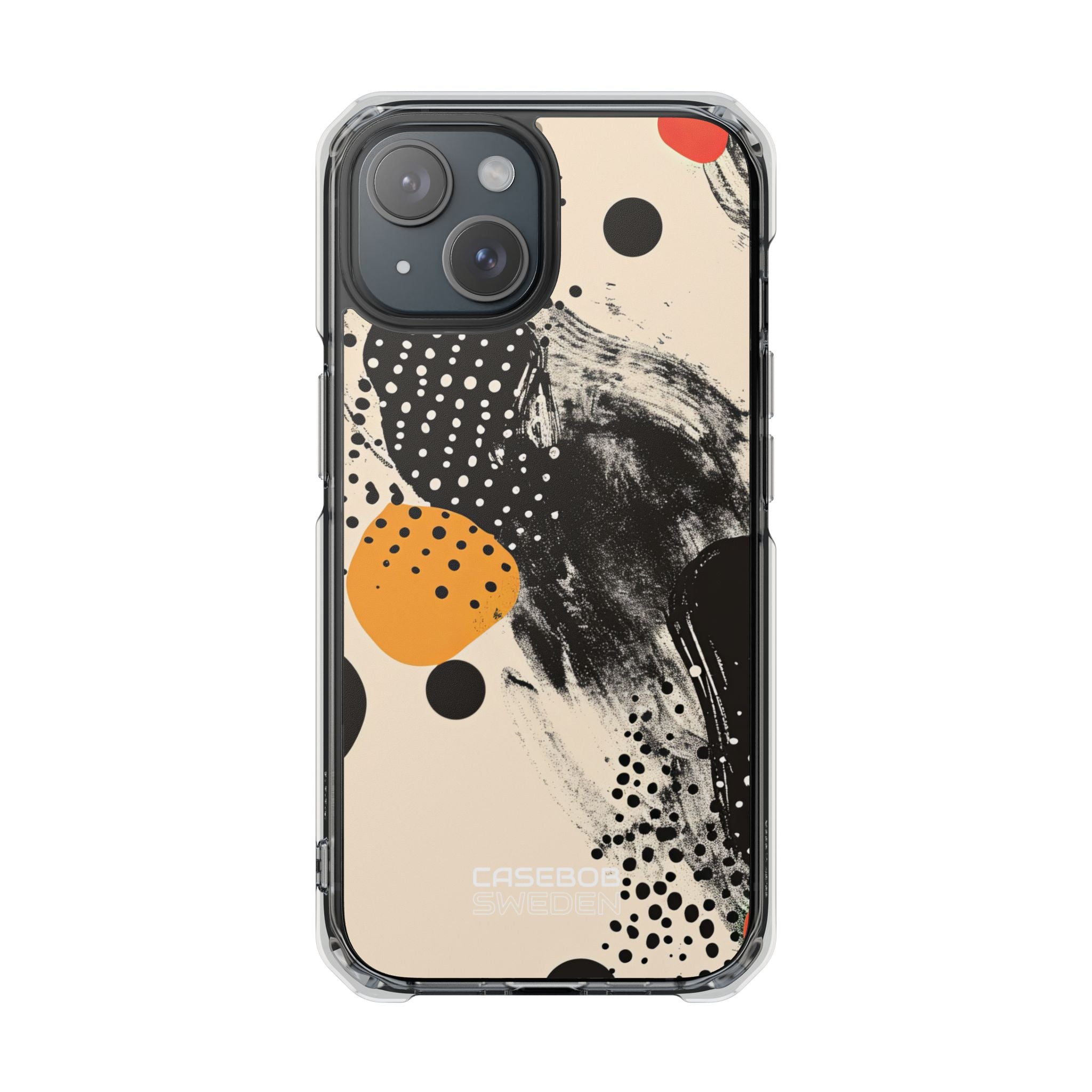 Swirl Chaos Geometry iPhone 15 - Impact Clear+