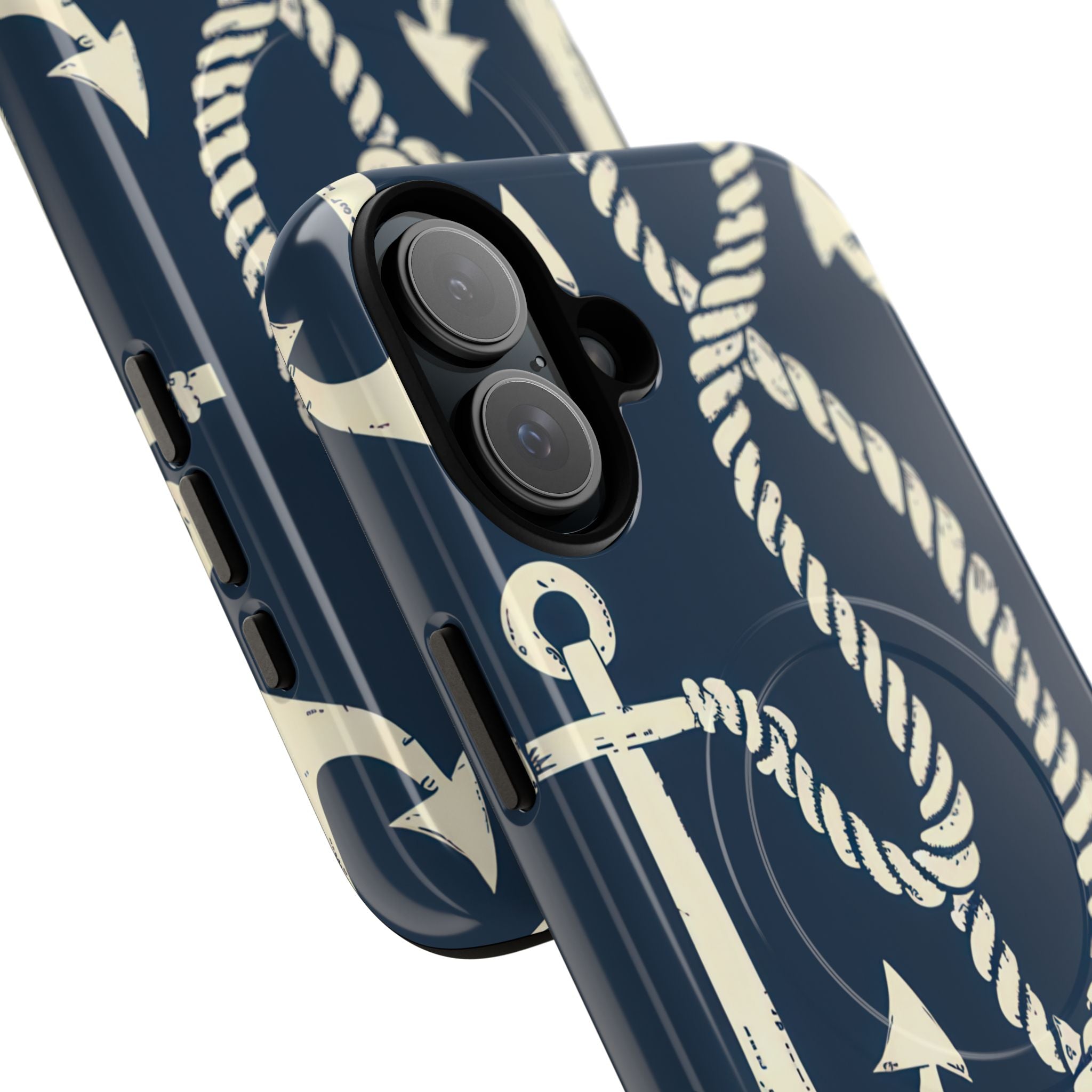 Nautical Anchors Rope iPhone 16 - Tough+
