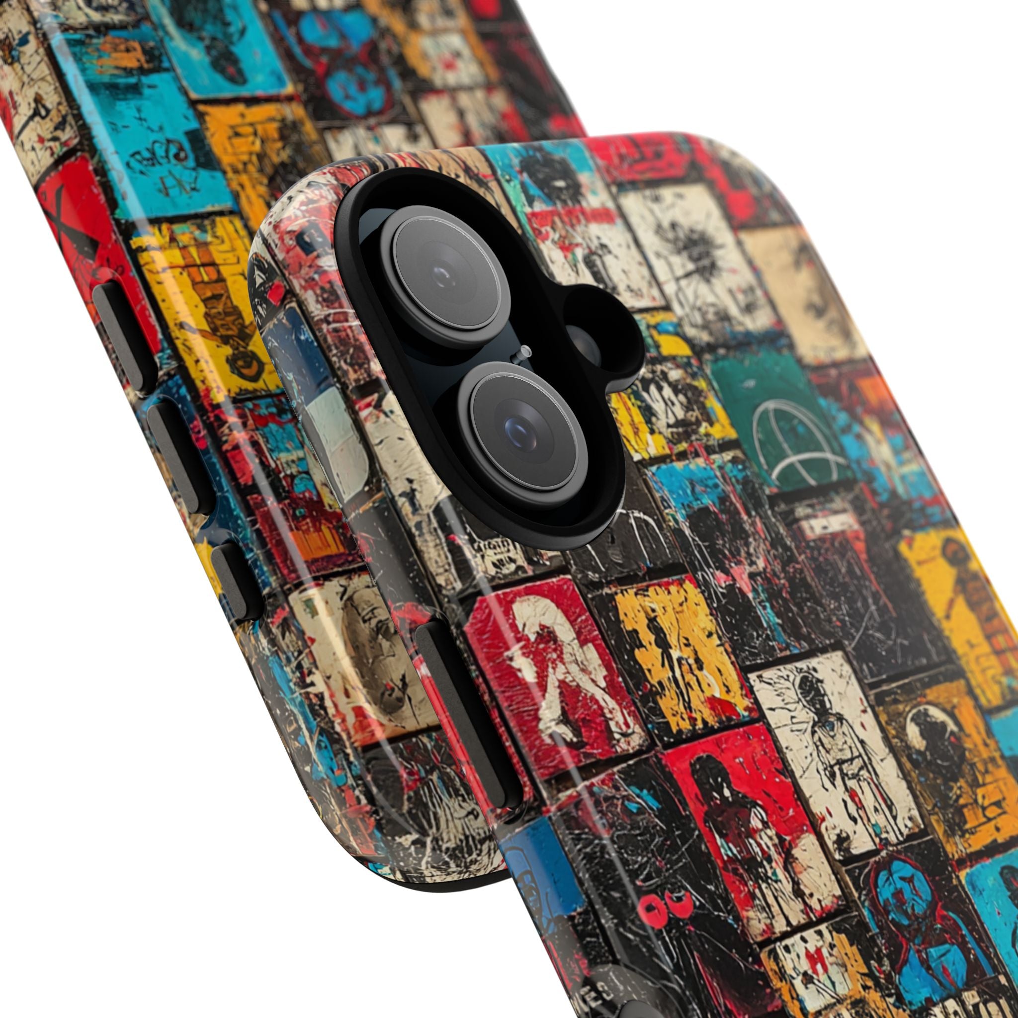 Figured Grid iPhone 16 Case - Tough