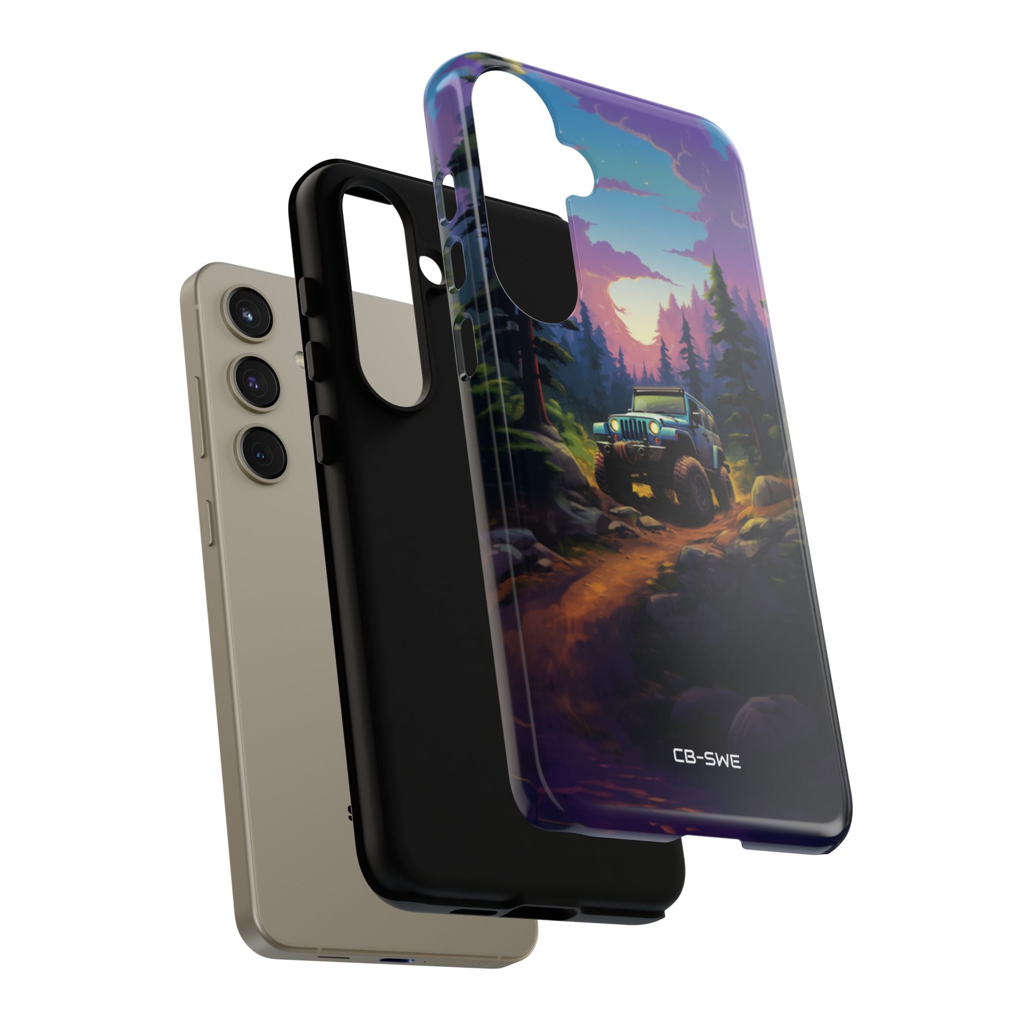 Sunset Forest Drive - Samsung Case