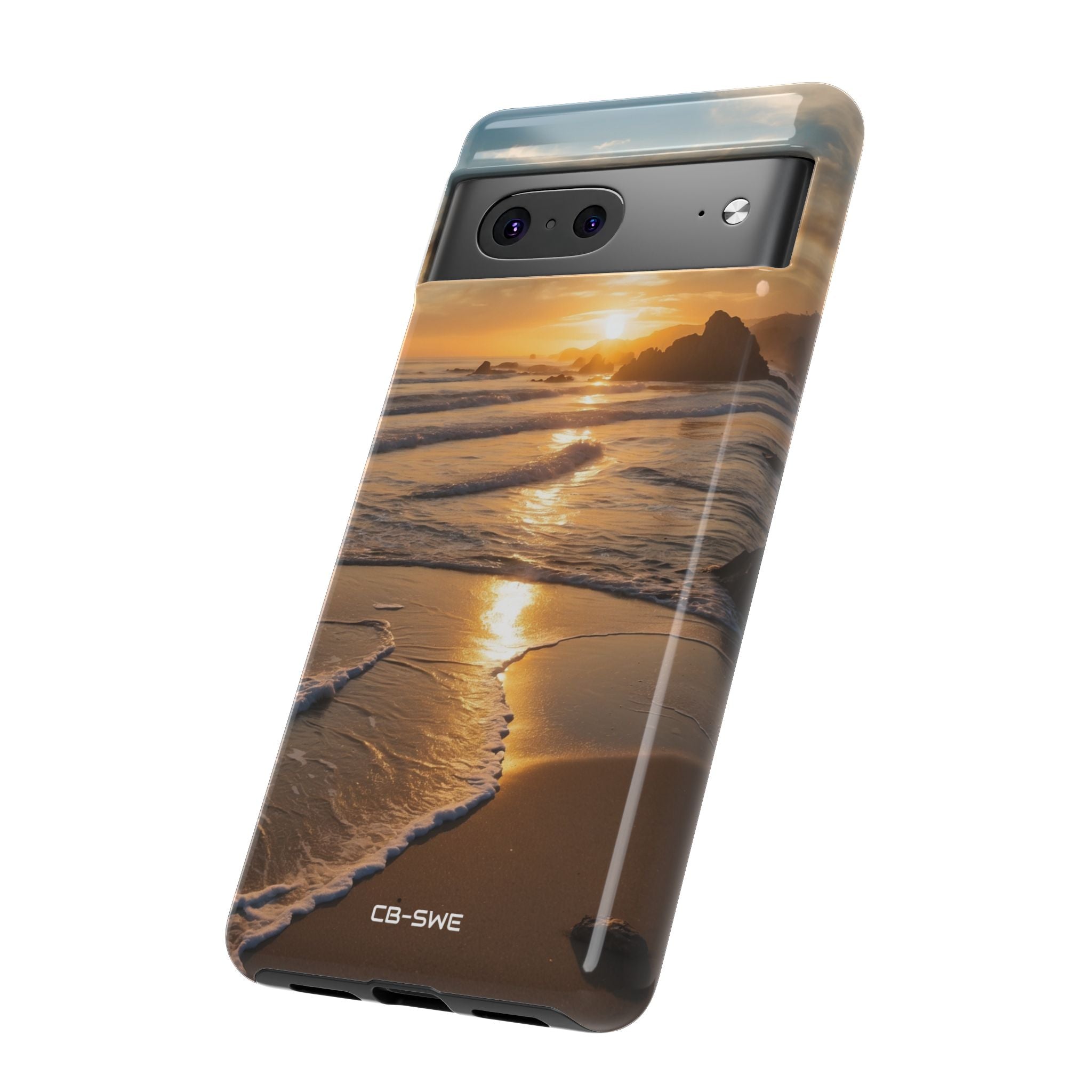 Waves Embrace Shore - Google Pixel Case