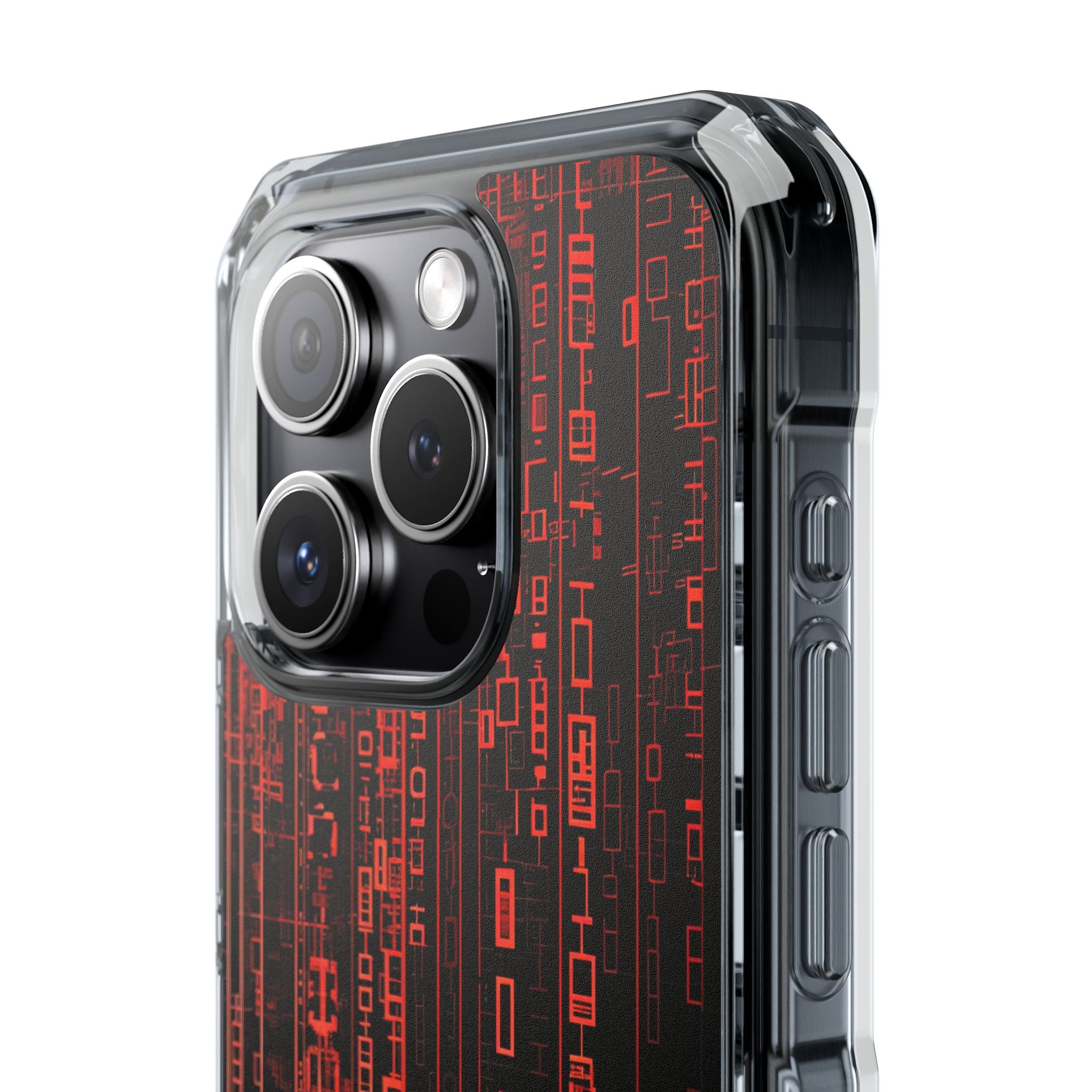 Neon Circuit Dreams iPhone 15 - Impact Clear+