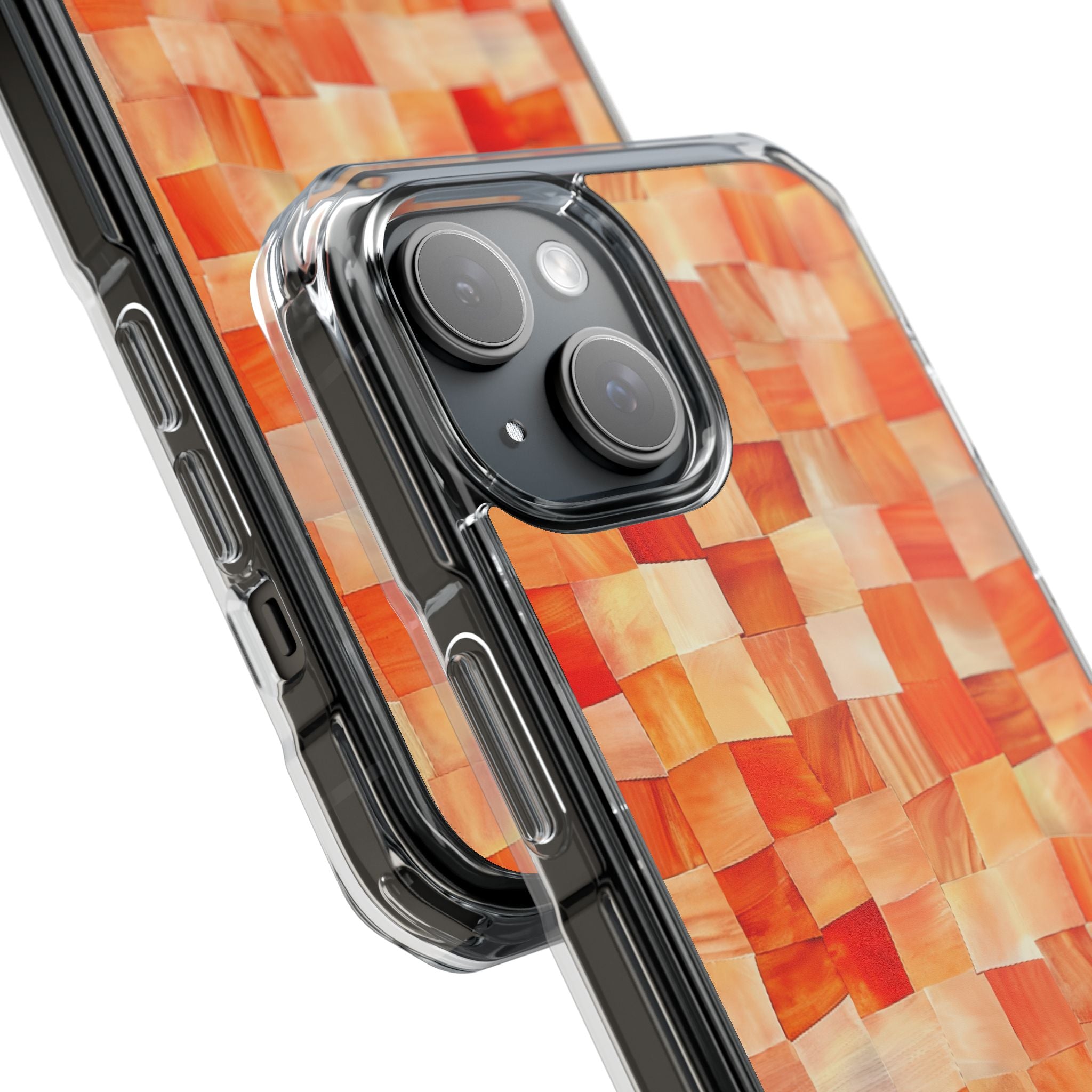 Vibrant Mosaic Tapestry iPhone 15 - Impact Clear+