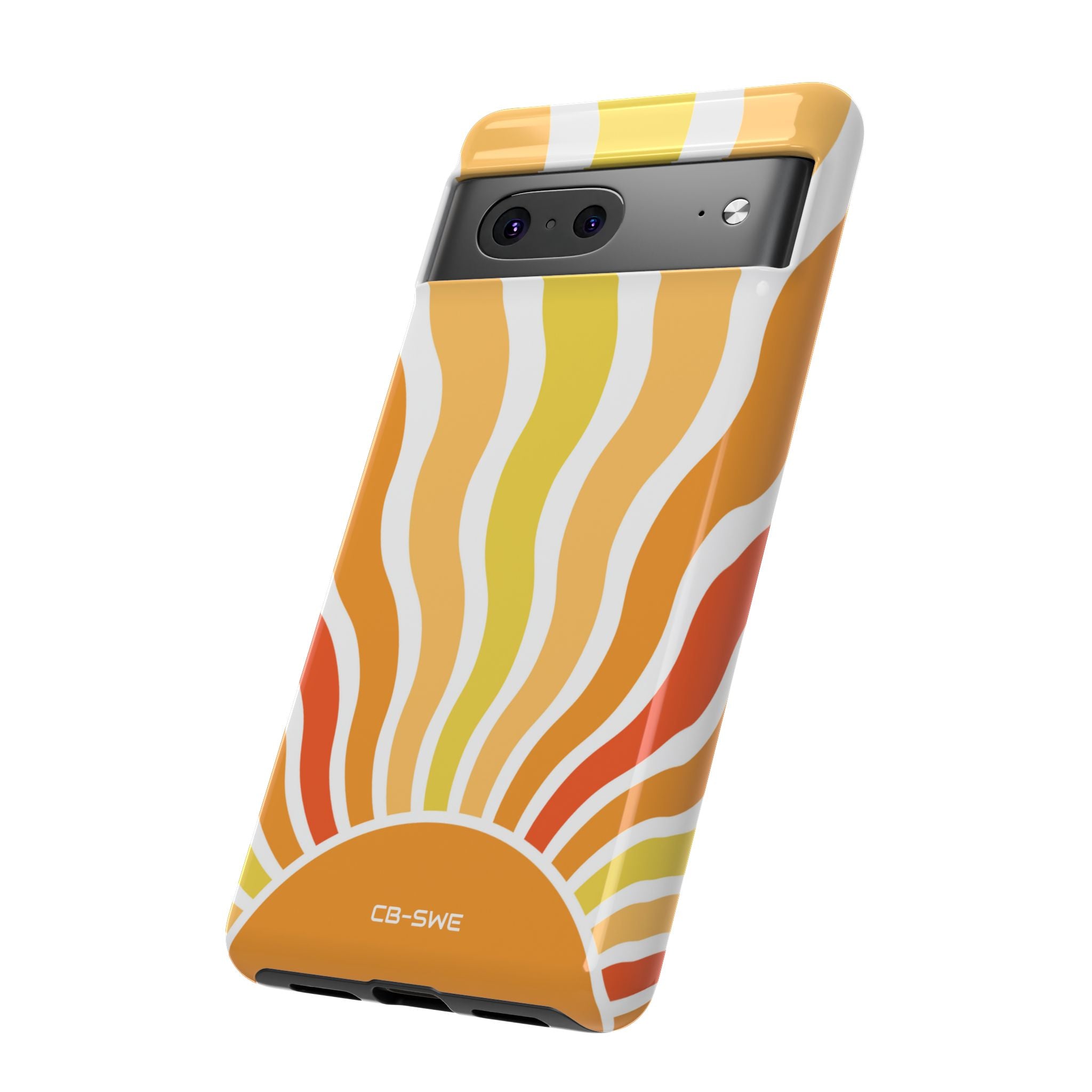 Retro Sunshine Waves - Google Pixel Case