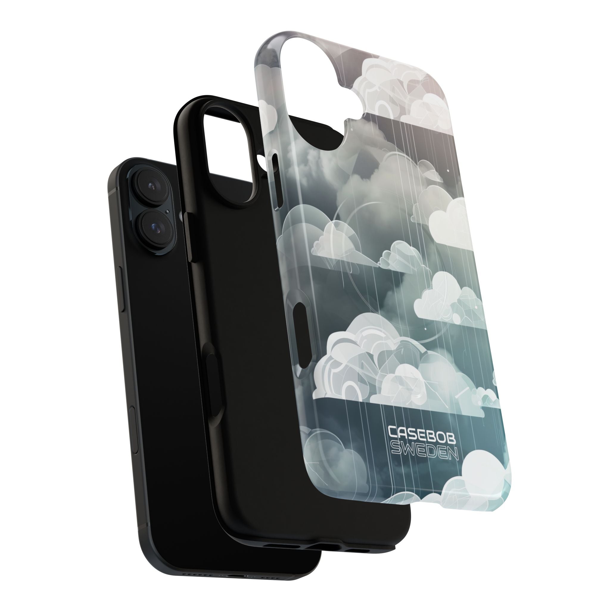 Silver Dream Clouds iPhone 16 - Tough+