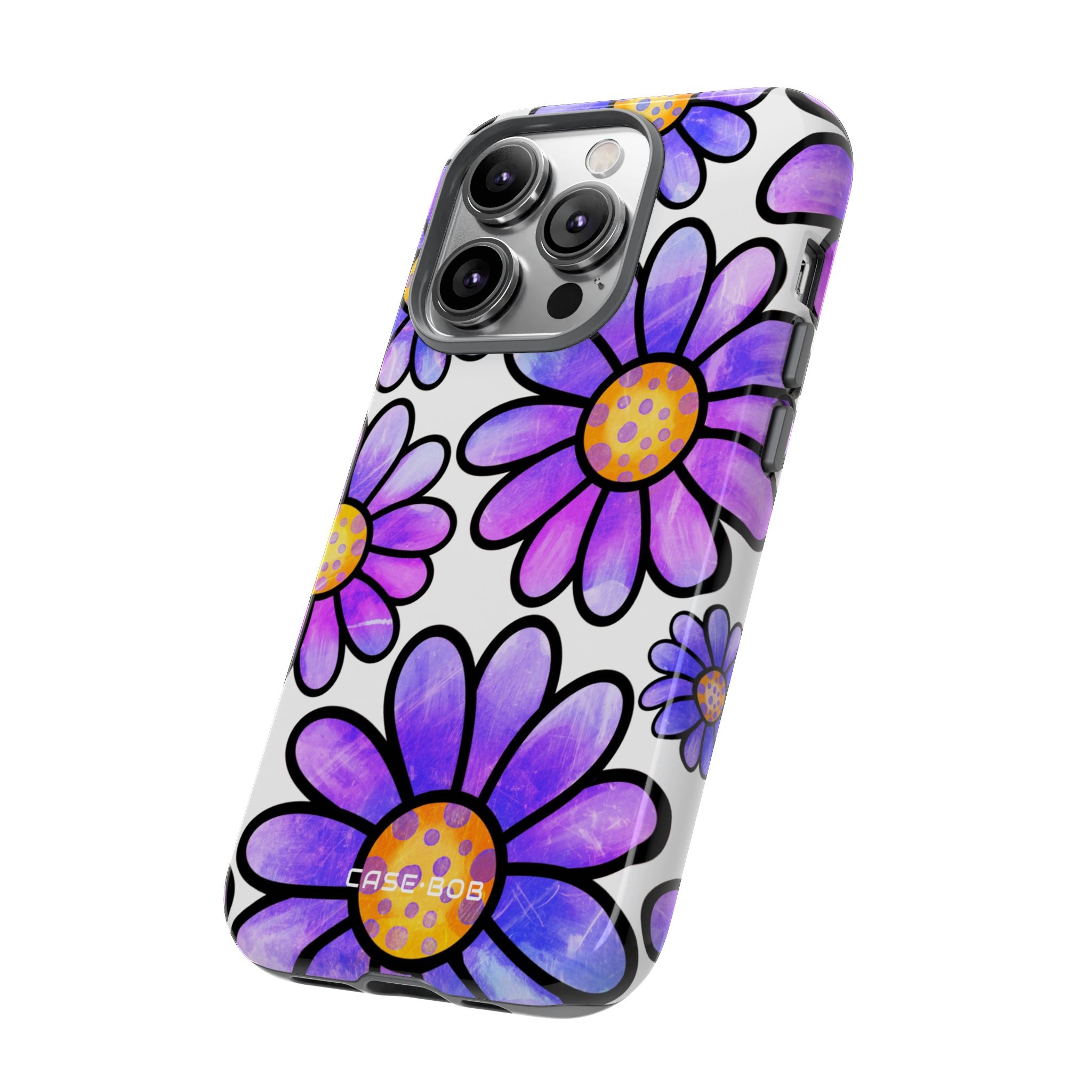 Polka Dot Blooms iPhone 14 Pro Case - Tough