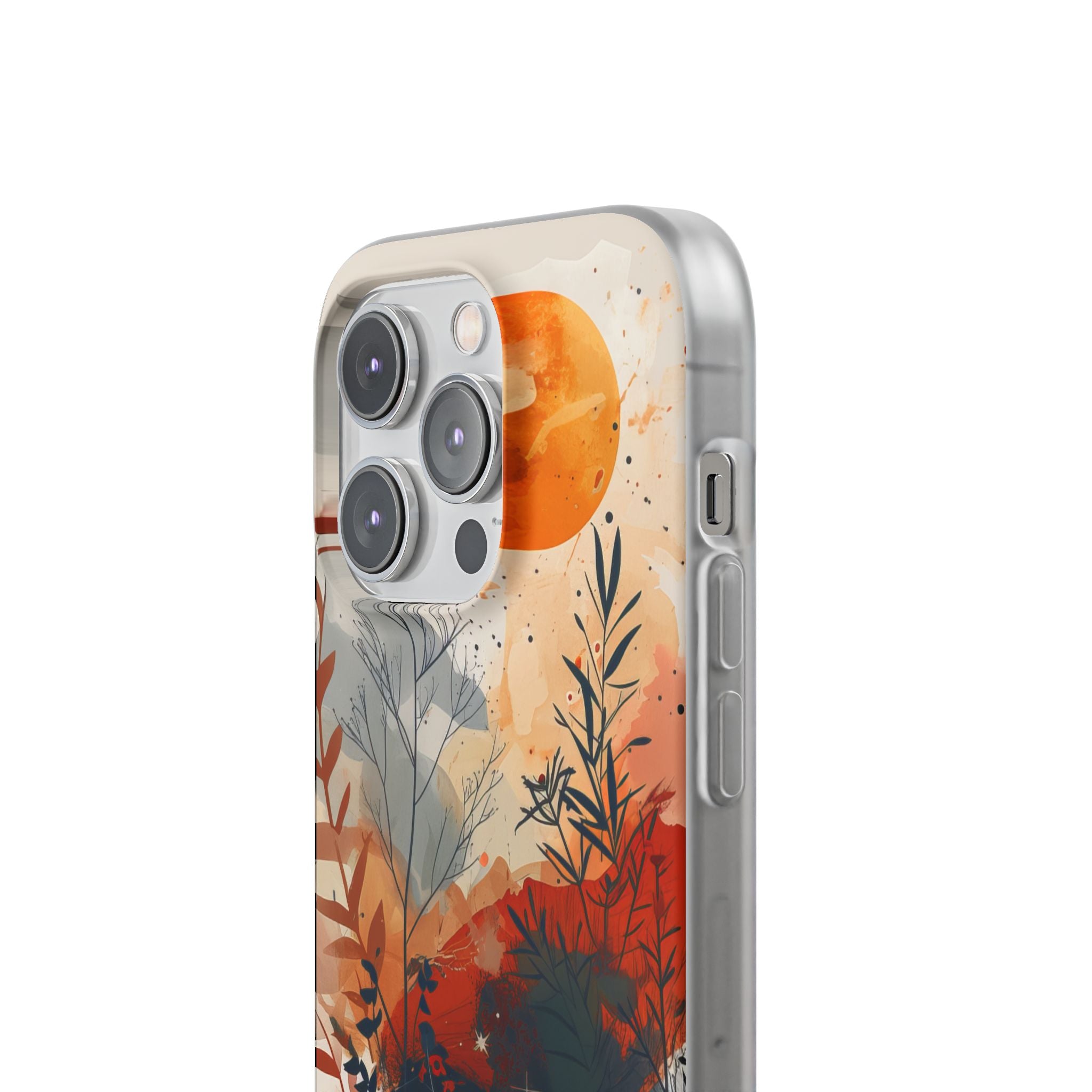 Orange Solstice iPhone 14 Pro Case - Soft