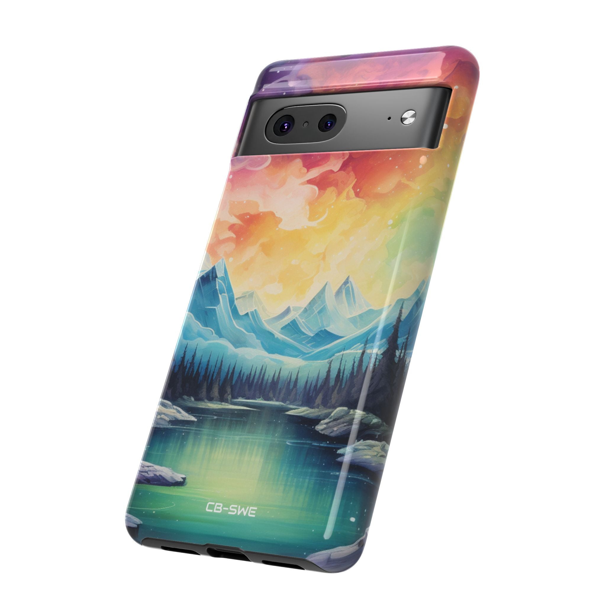 Mystical Mountain Sunset - Google Pixel Case