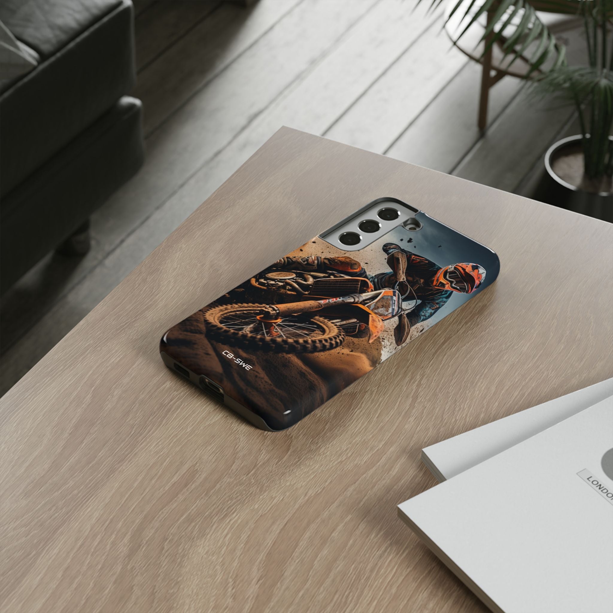 Rider Amidst Desert Fury - Samsung Case