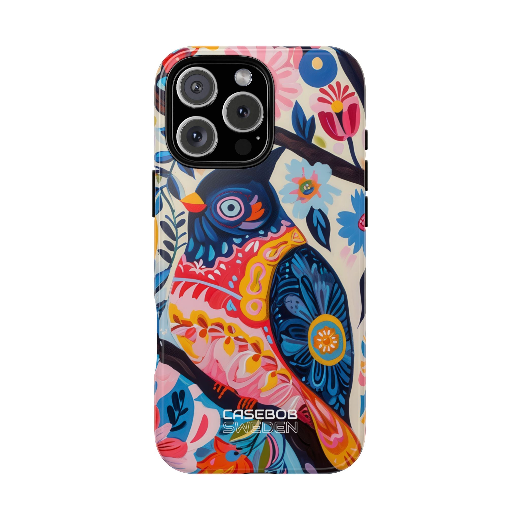 Whimsical Owl Garden iPhone 16 - Tough