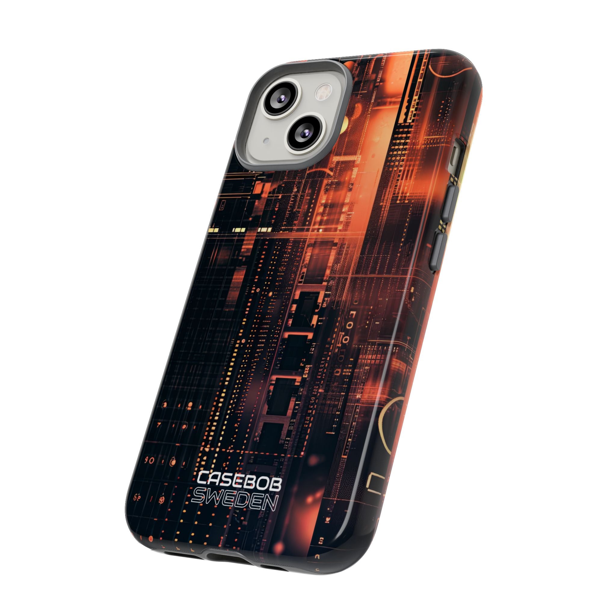 Neon Circuit Dreams iPhone 14 - Tough