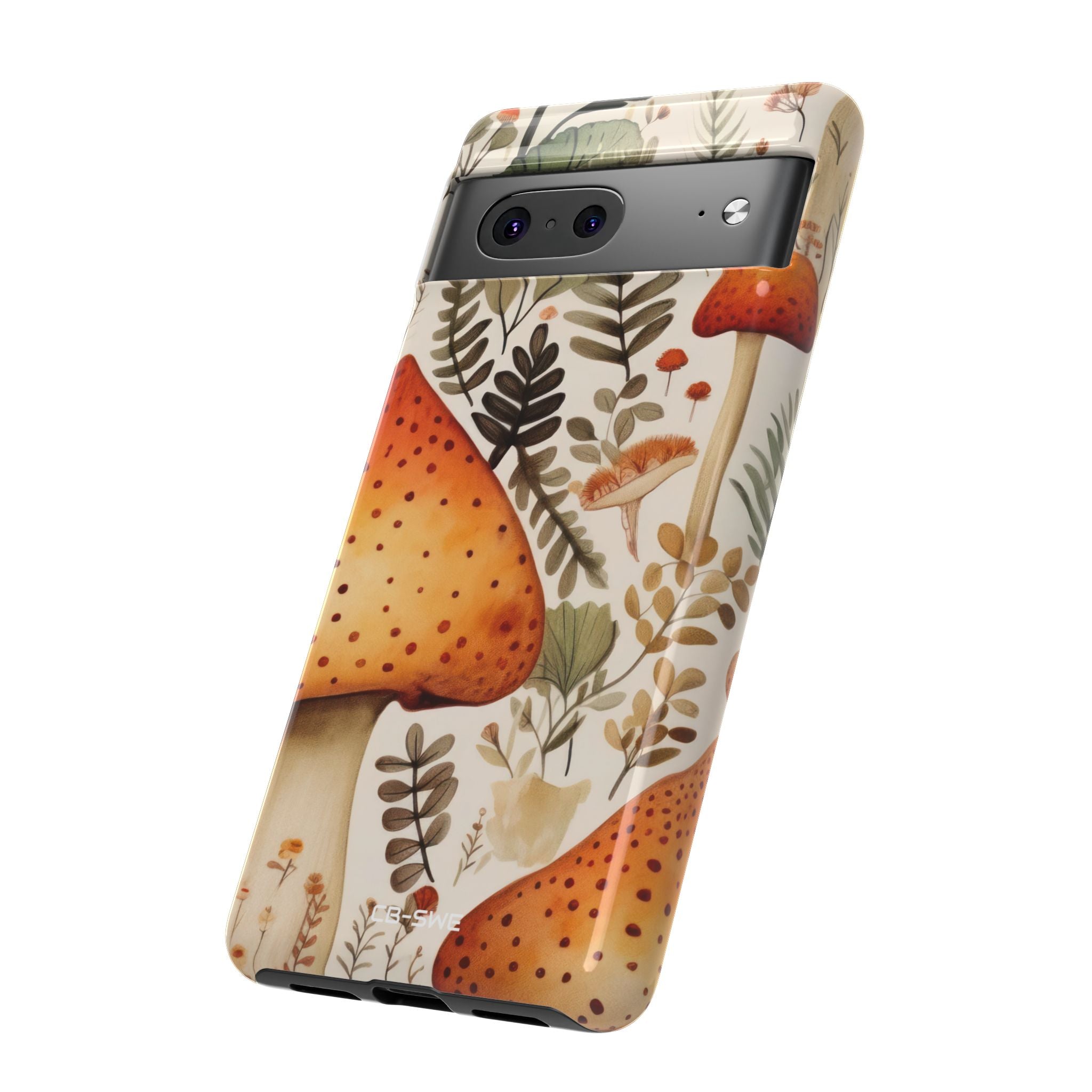 Mushrooms Sprout Cheerfully - Google Pixel Case