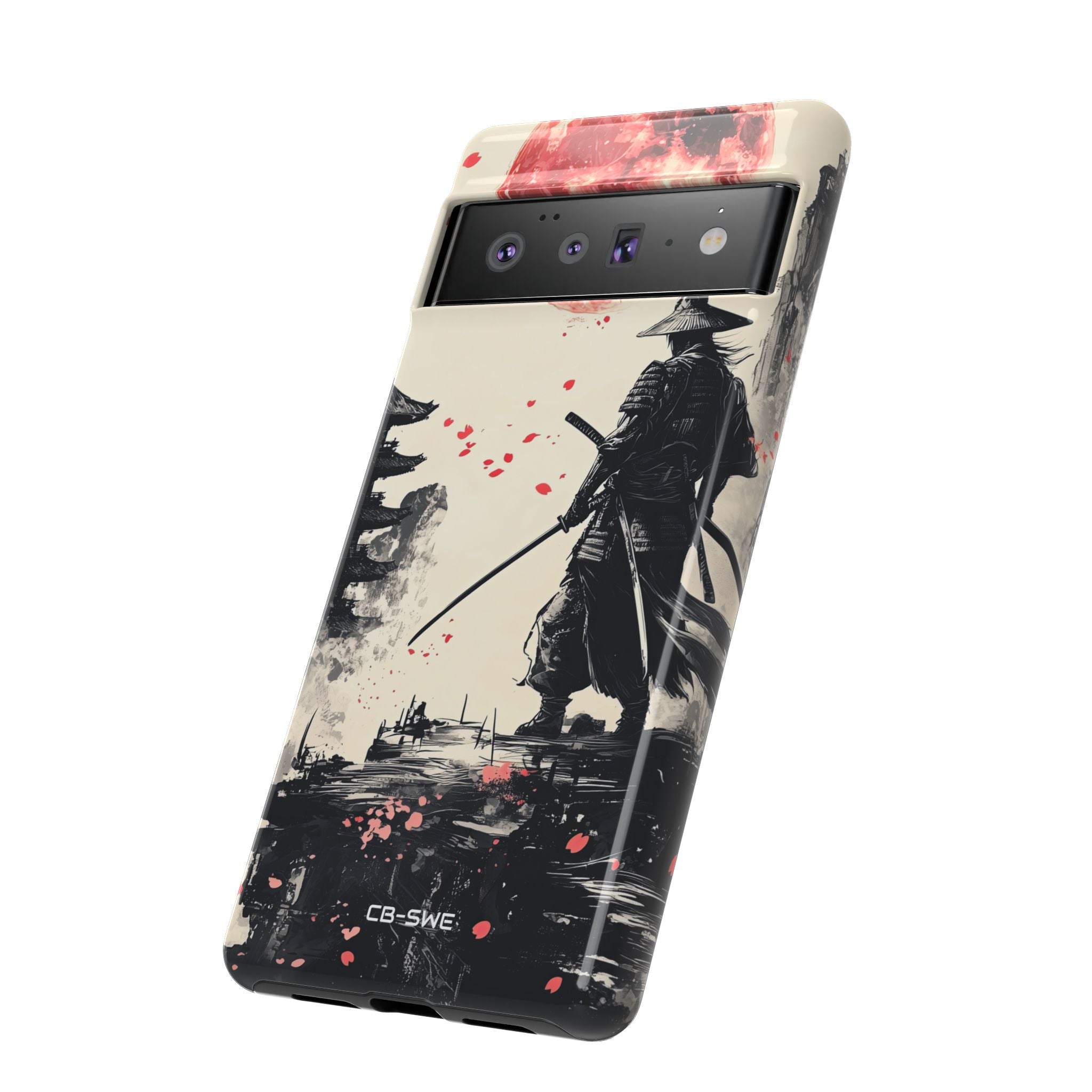 Samurai Gazes Moonward - Google Pixel Case