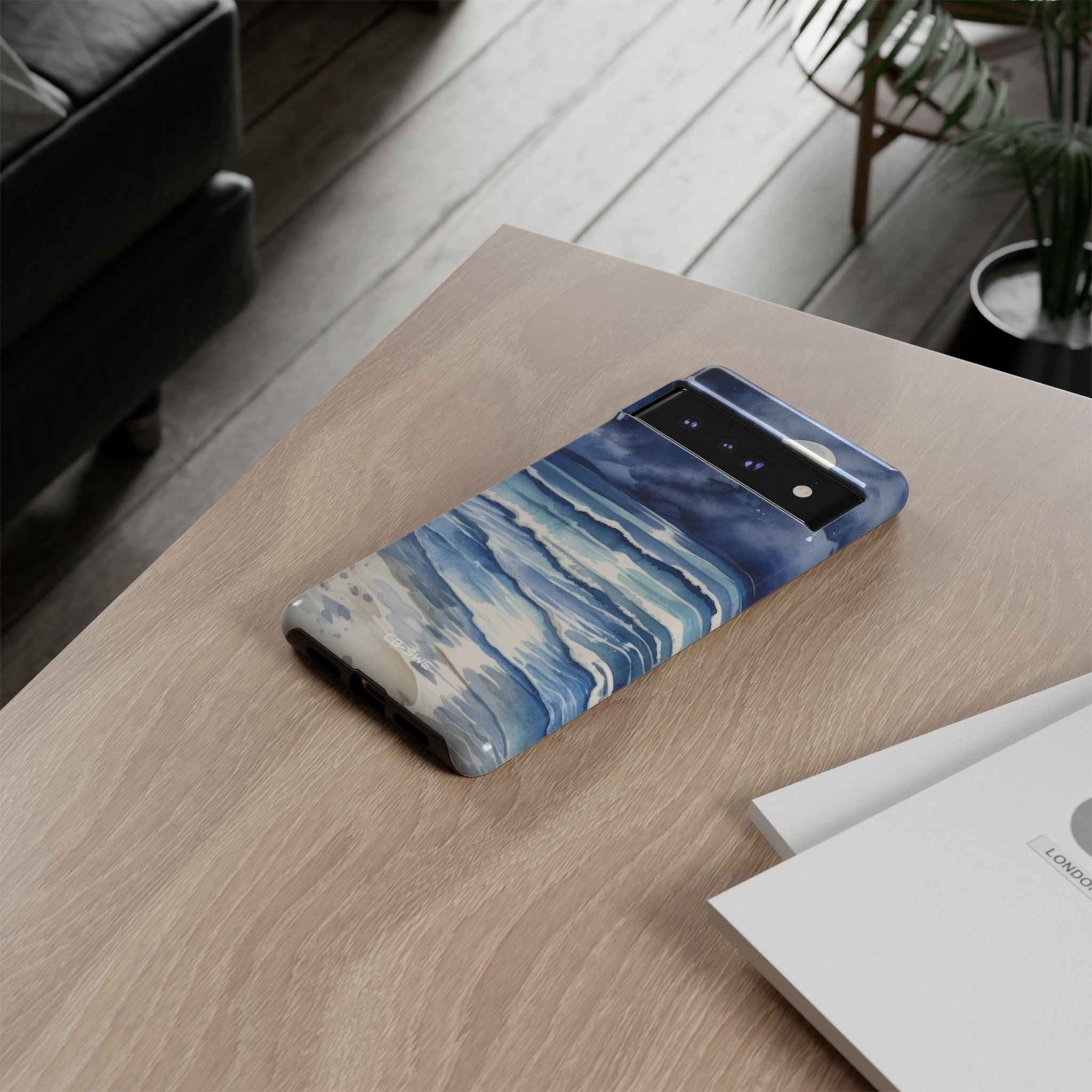 Moonlight Reflects Waves - Google Pixel Case
