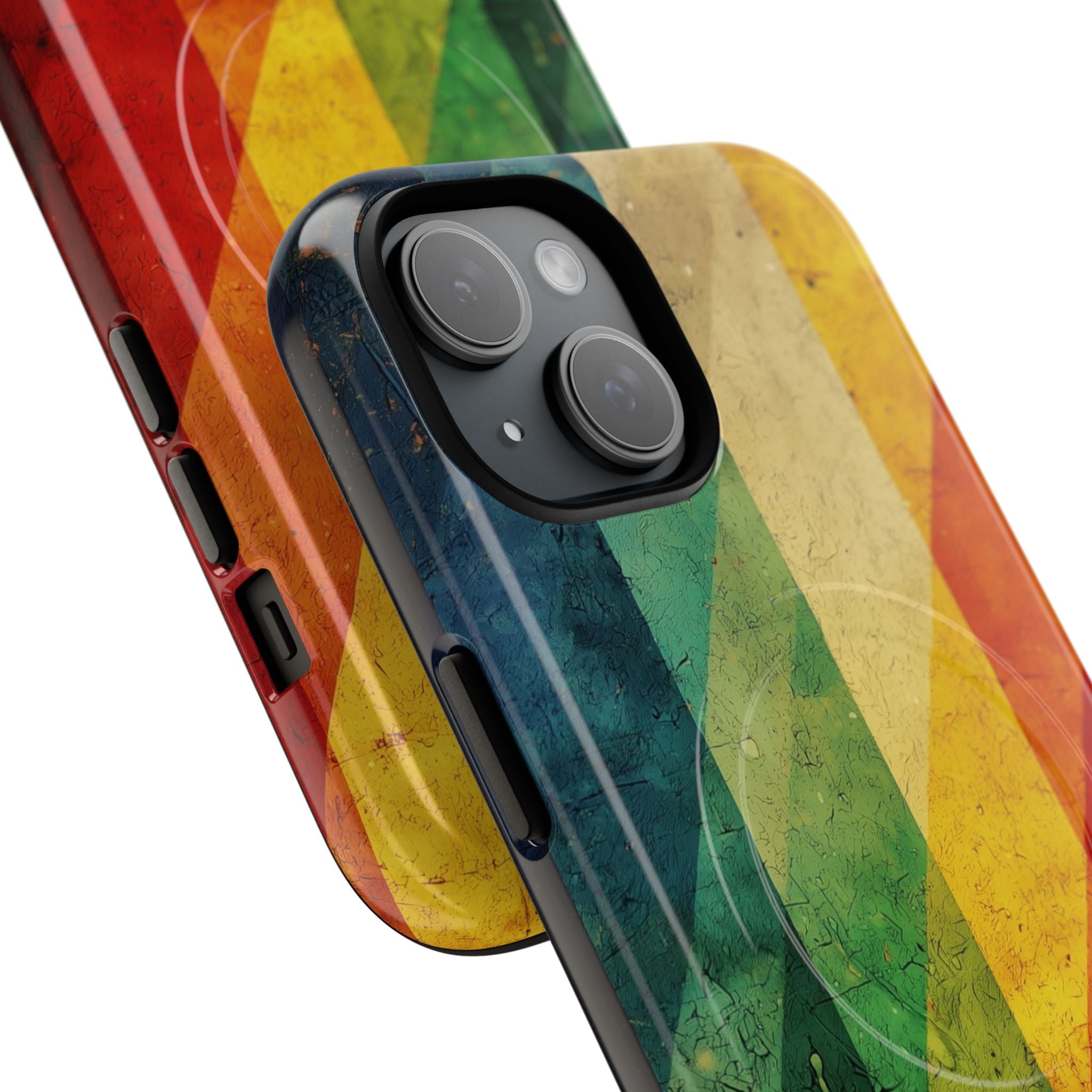 Diagonal Spectrum iPhone 15 Case - Tough+