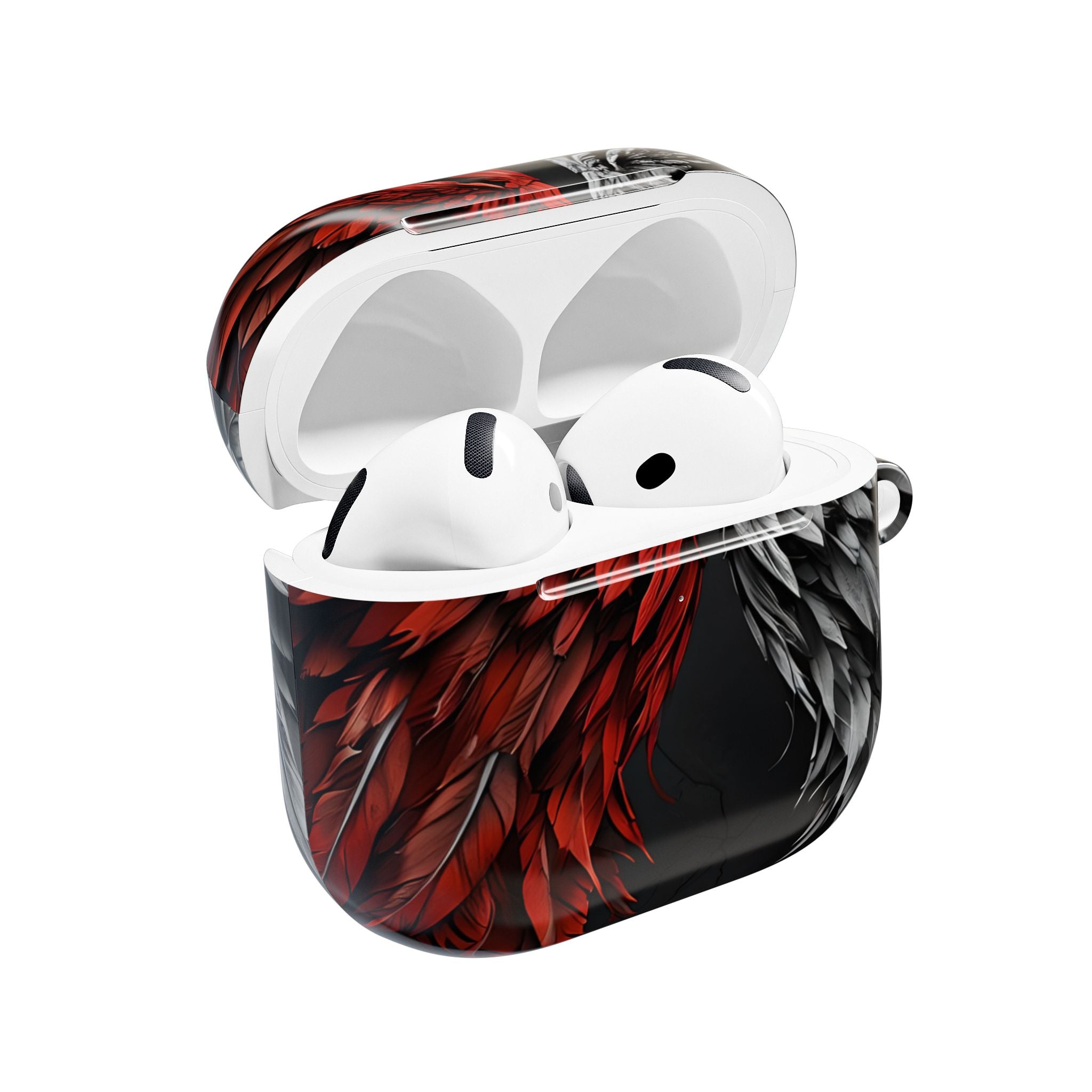 Crimson Silver Wings - AirPods Case