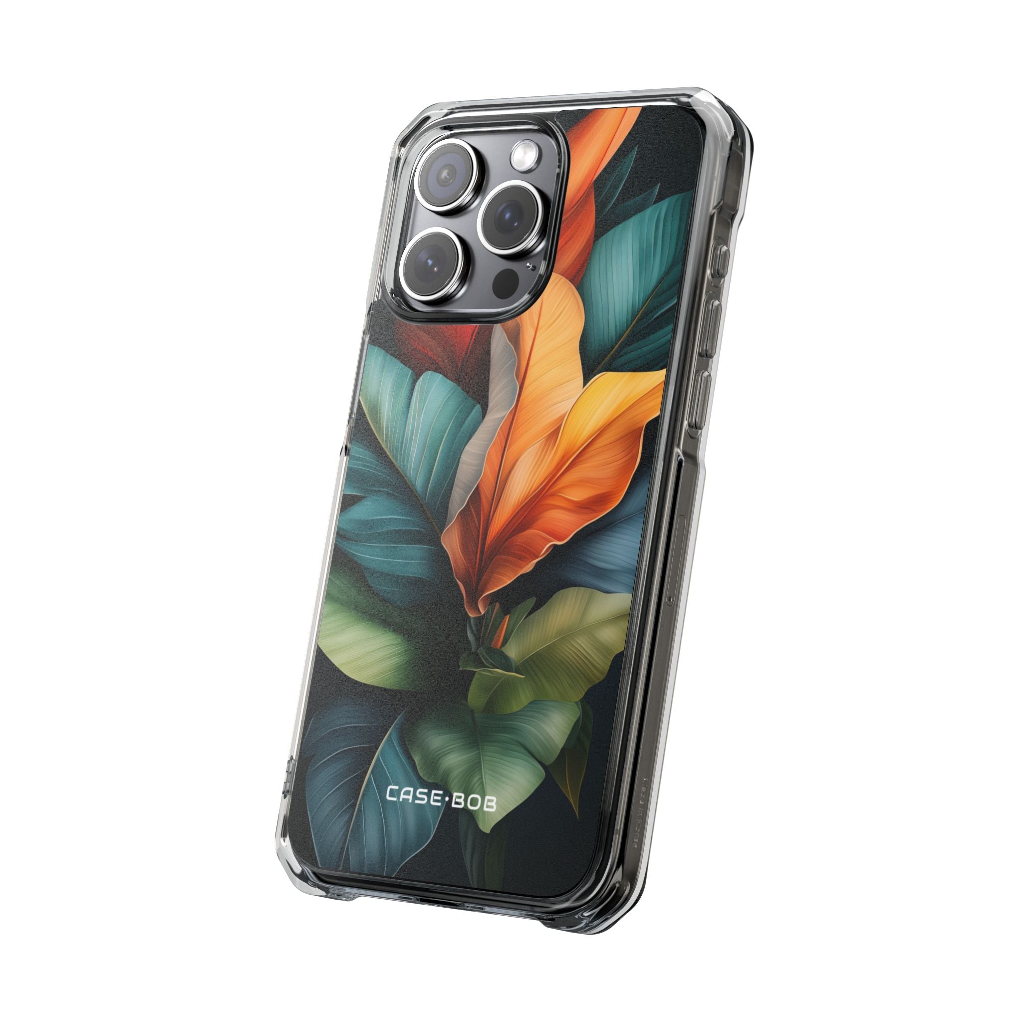 Tropical Leafburst iPhone 15 Pro Max Case - Impact