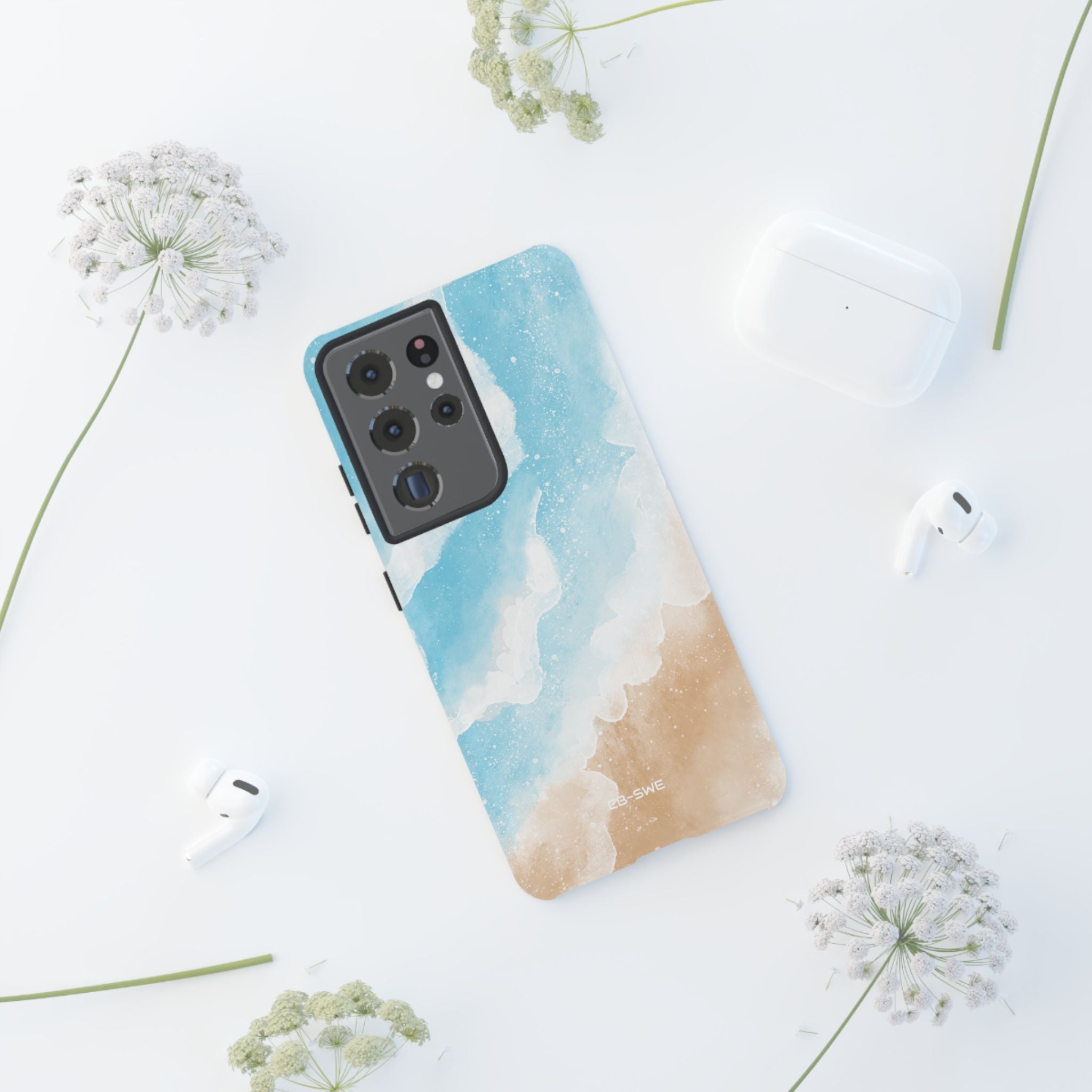 Serene Coastal Whispers - Samsung Case