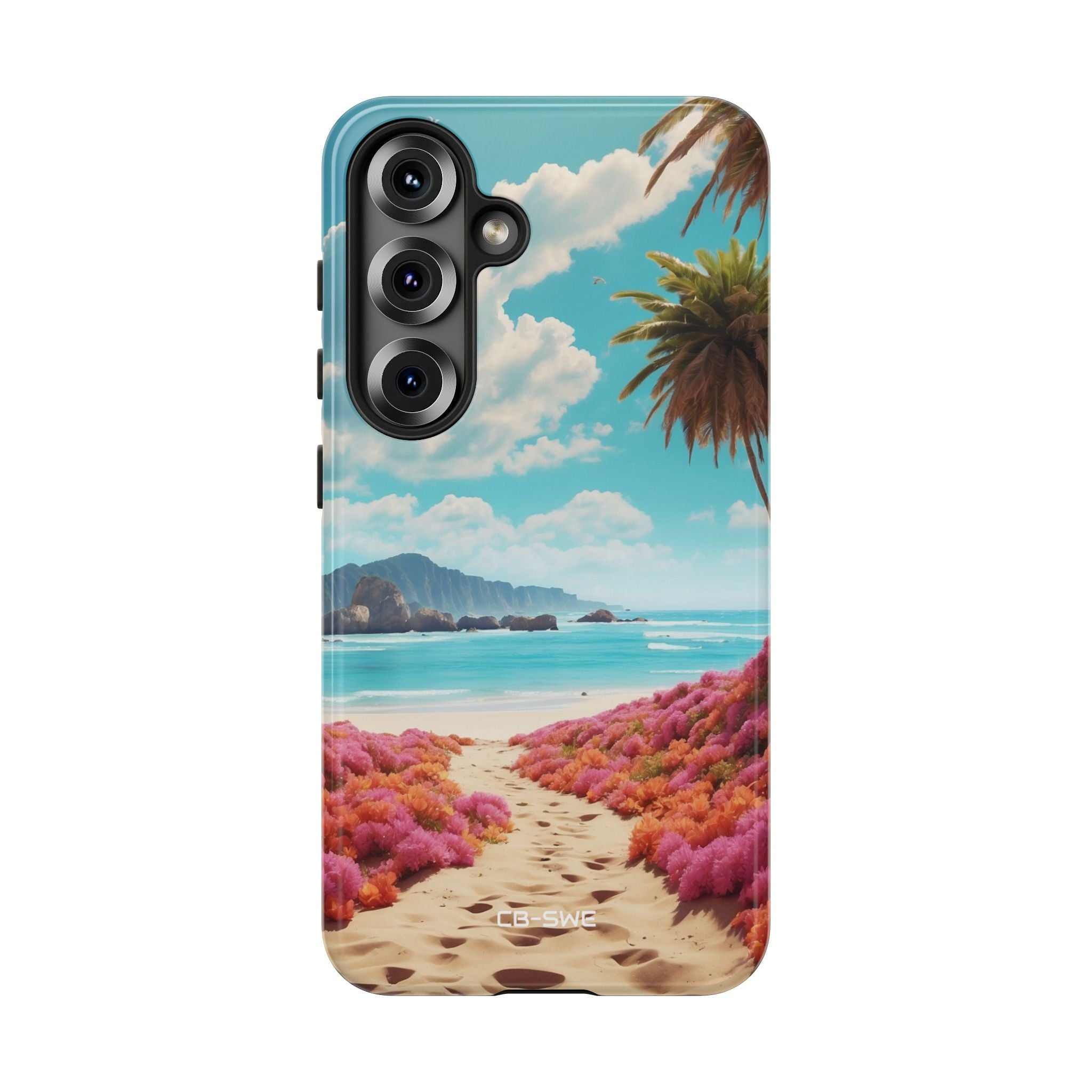 Tropical Flowers Frame - Samsung Case