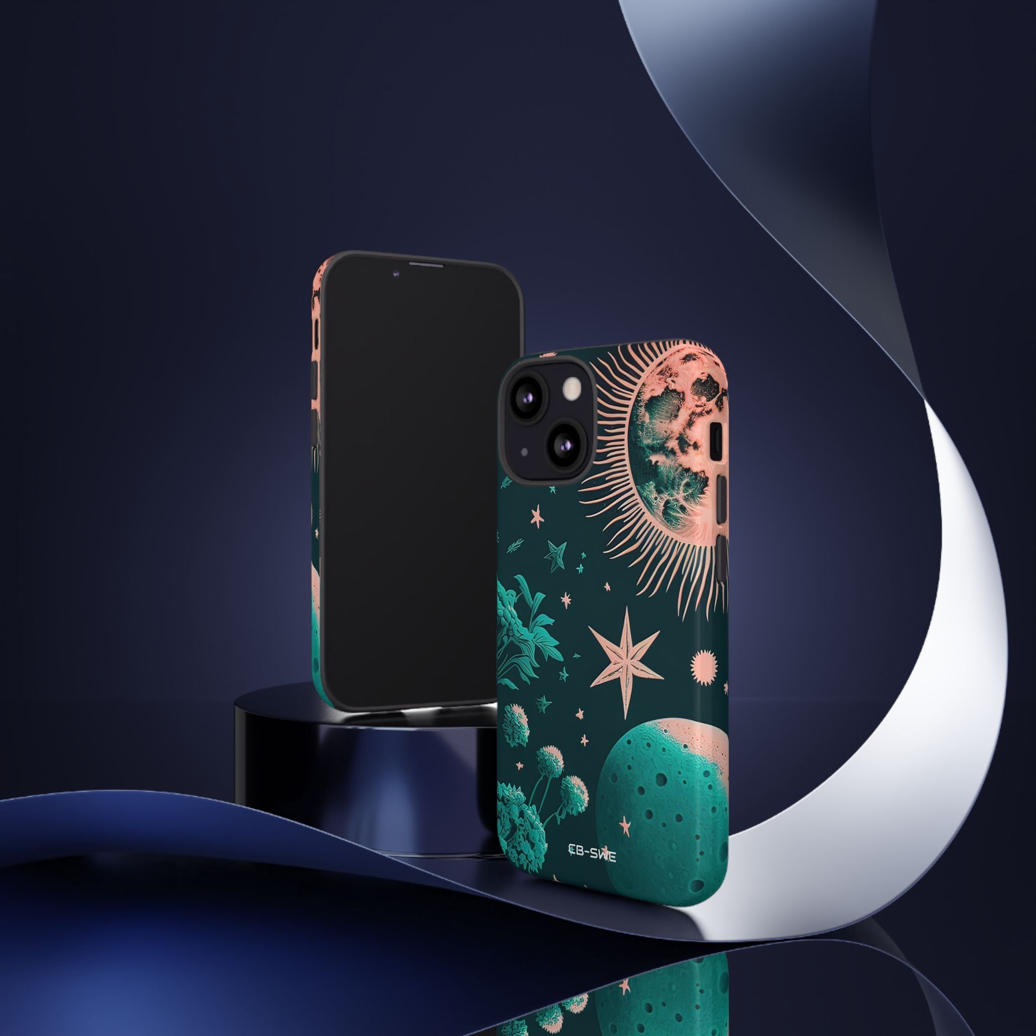 Celestial Botanical Night - iPhone Case