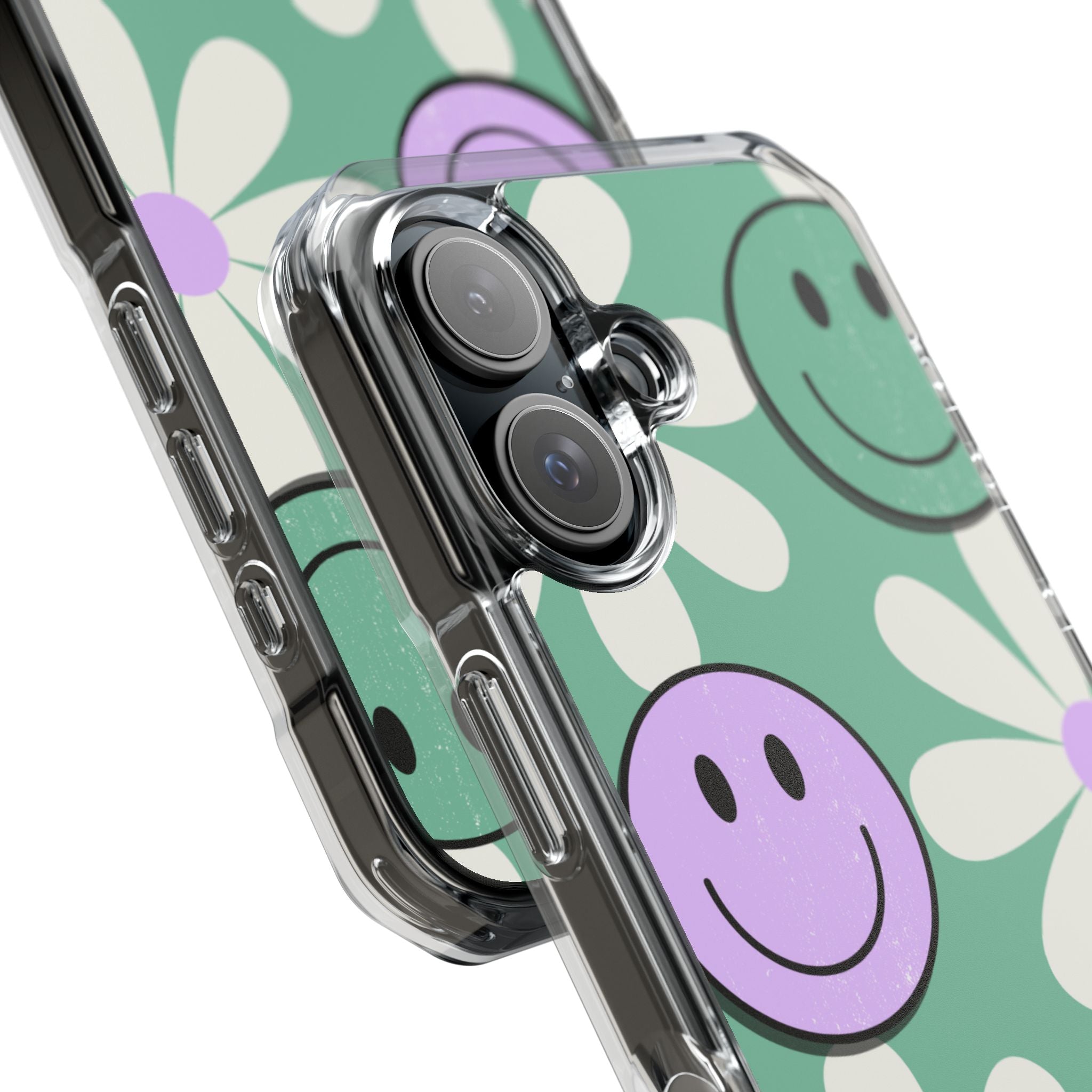 Smiley Daisy Glow iPhone 15 Case - Impact