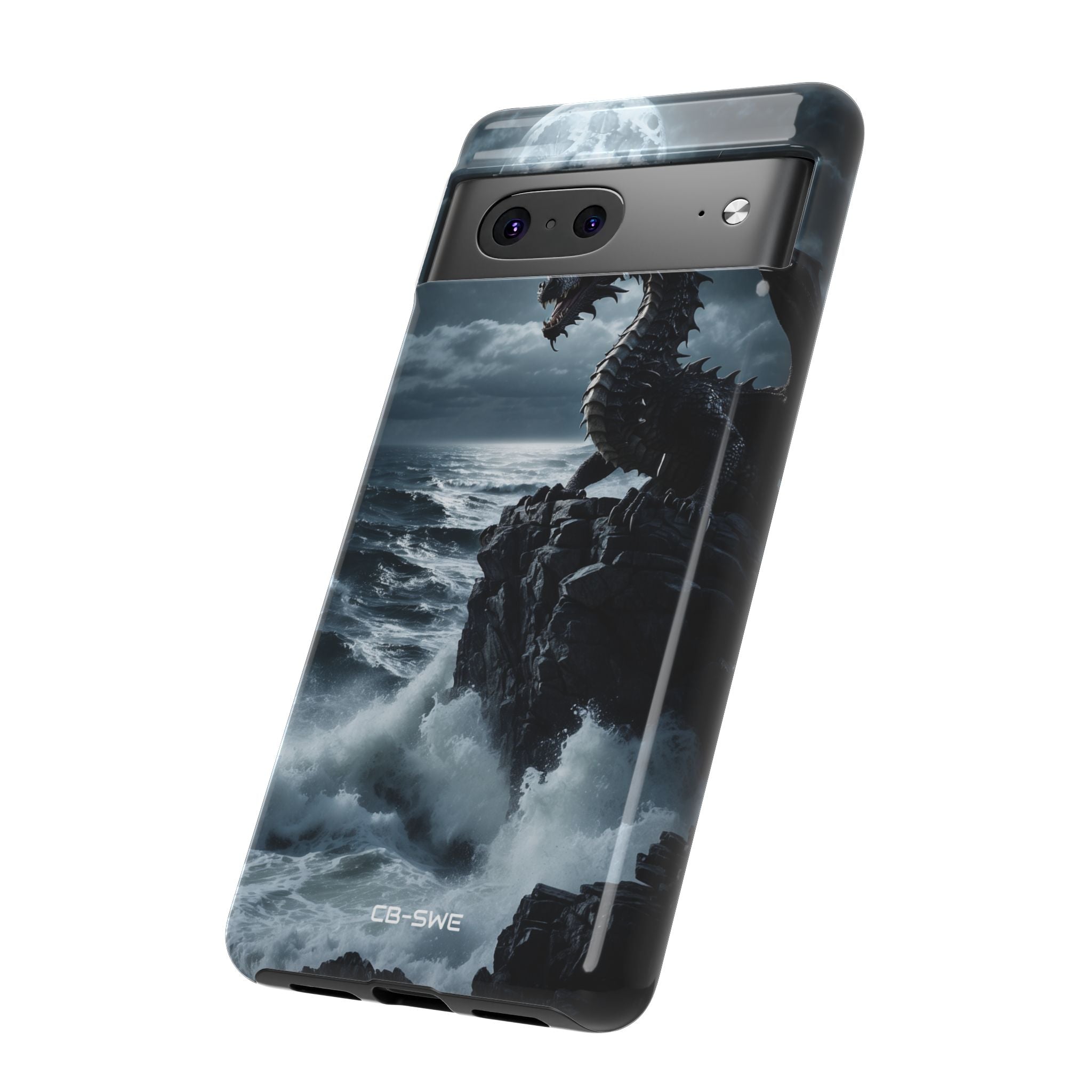Dragon Roars Against Sea - Google Pixel Case