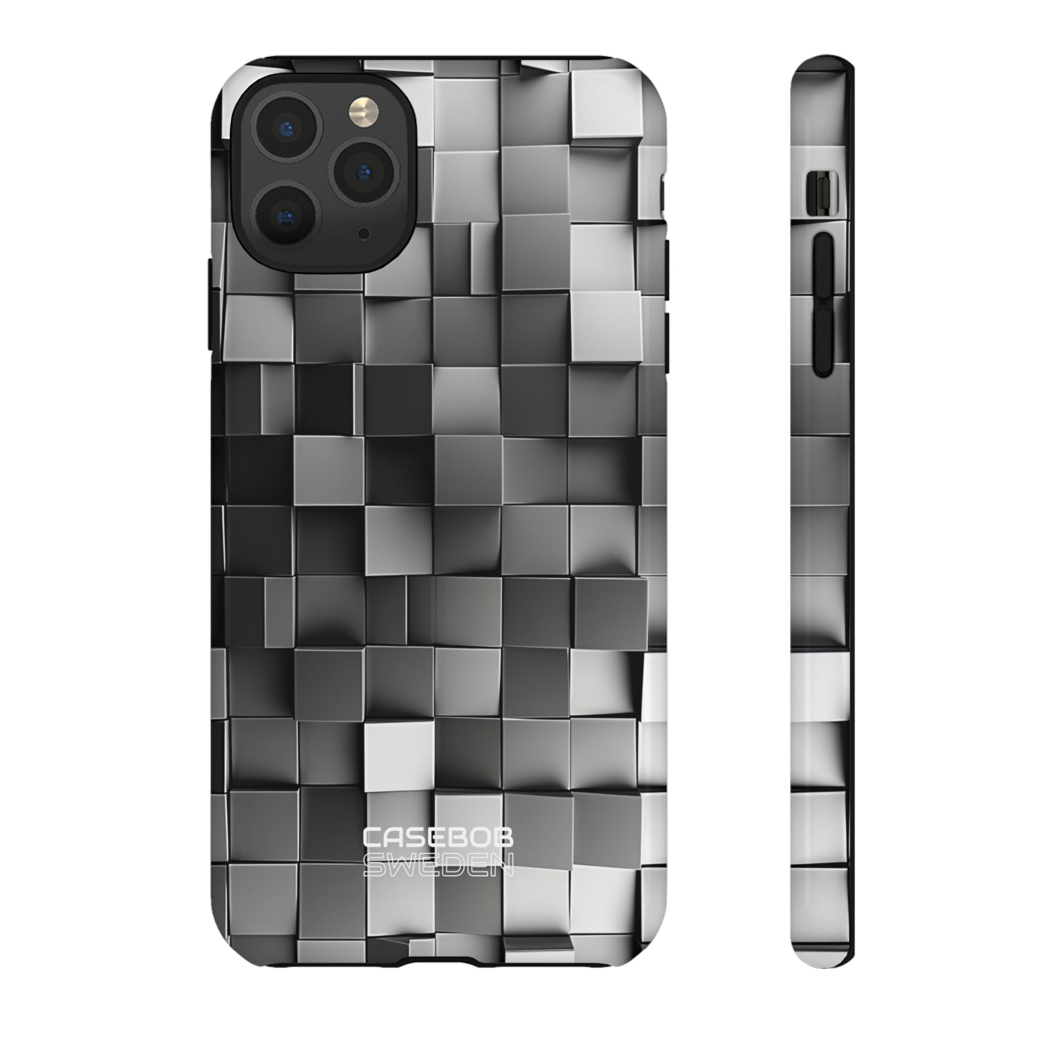 Monochrome Cube Depth iPhone 11 - Tough