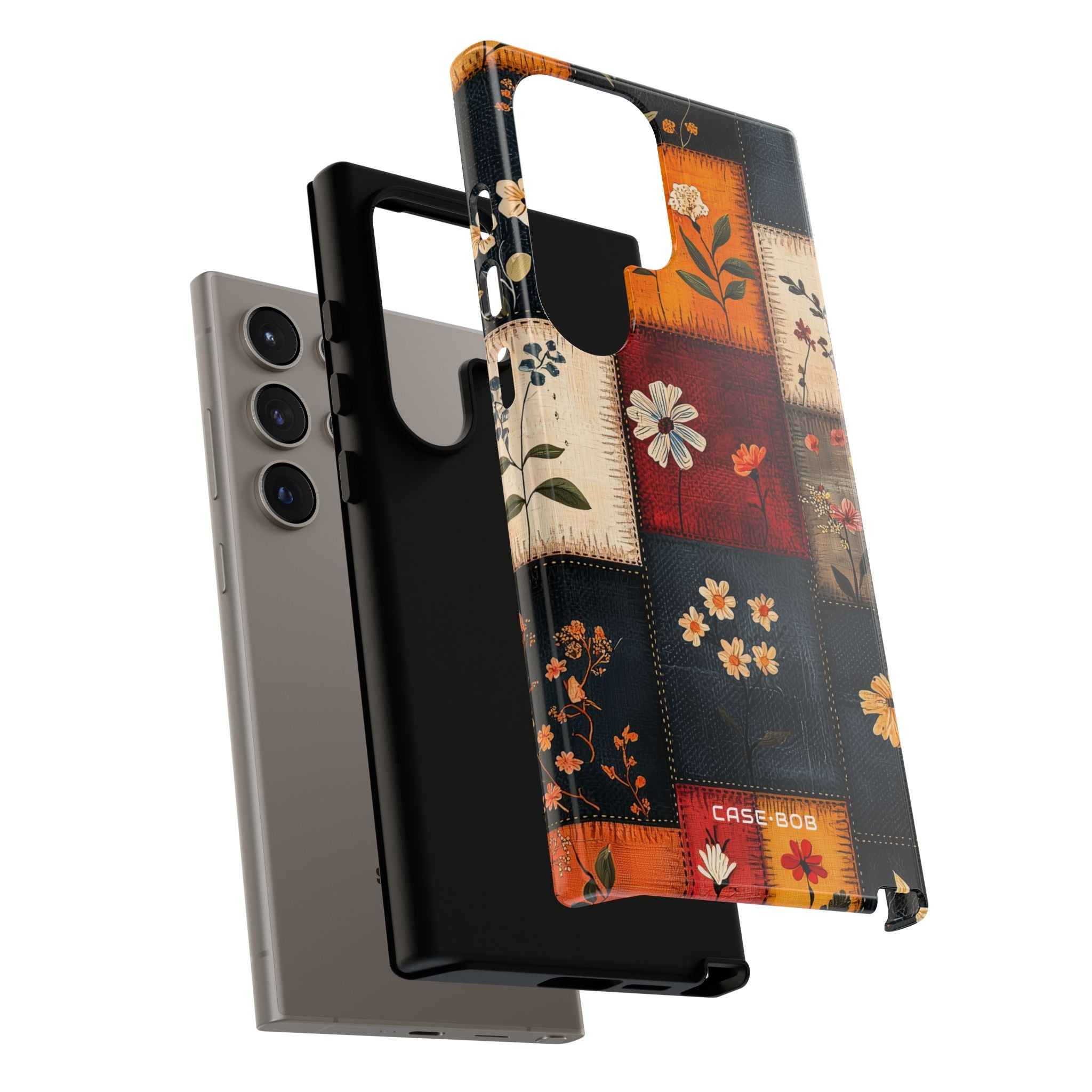 Patchwork Blooms Samsung S24 Ultra Case - Tough