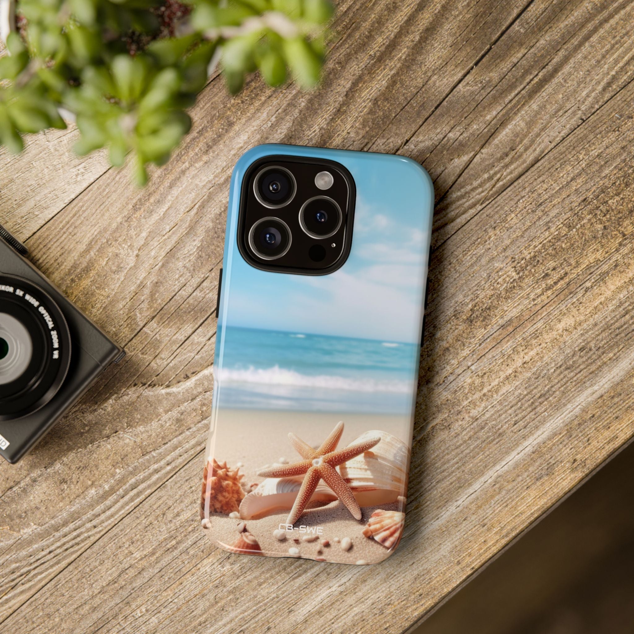 Shells Rest Beneath Waves - iPhone Case