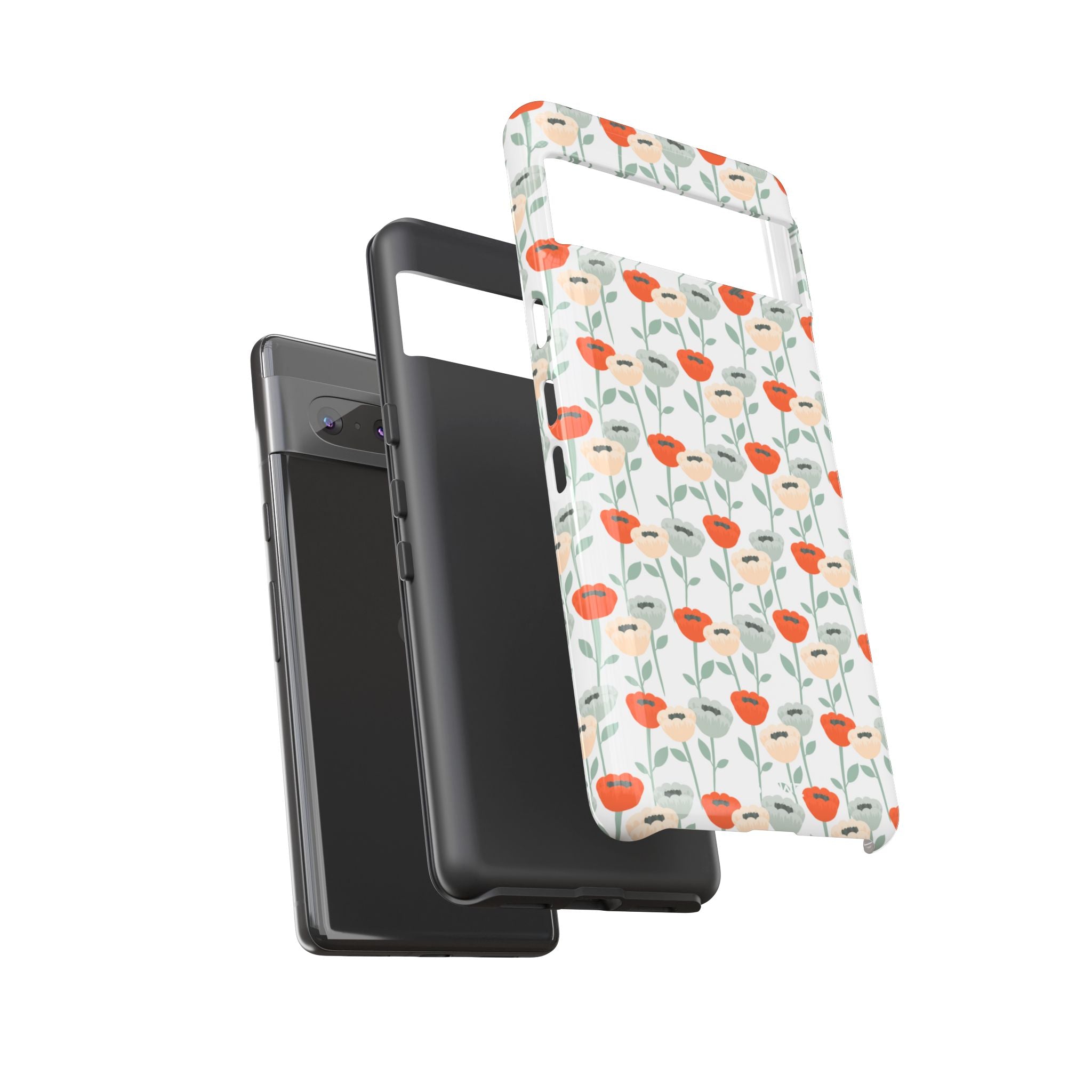 Minimalist Floral Elegance - Google Pixel Case